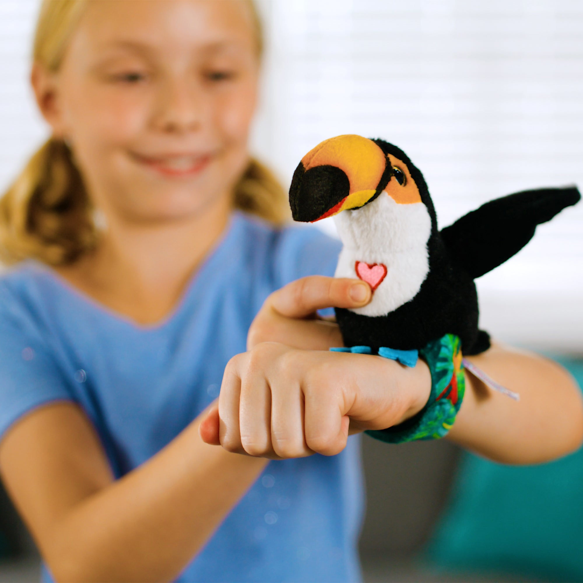 Alternative view of Happy Yappers Interactive Plush Birds - Toucan & Flamingo 2 Pack