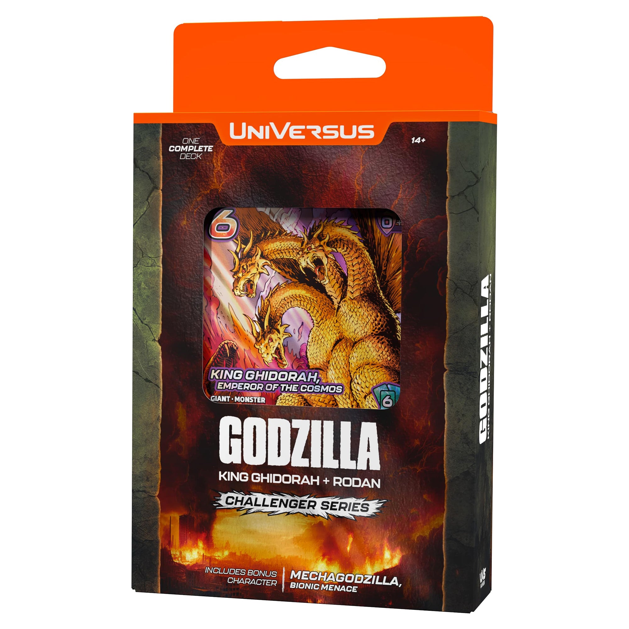 UniVersus Godzilla Challenger Series: 60-Card Deck Featuring King Ghidorah & Rodan