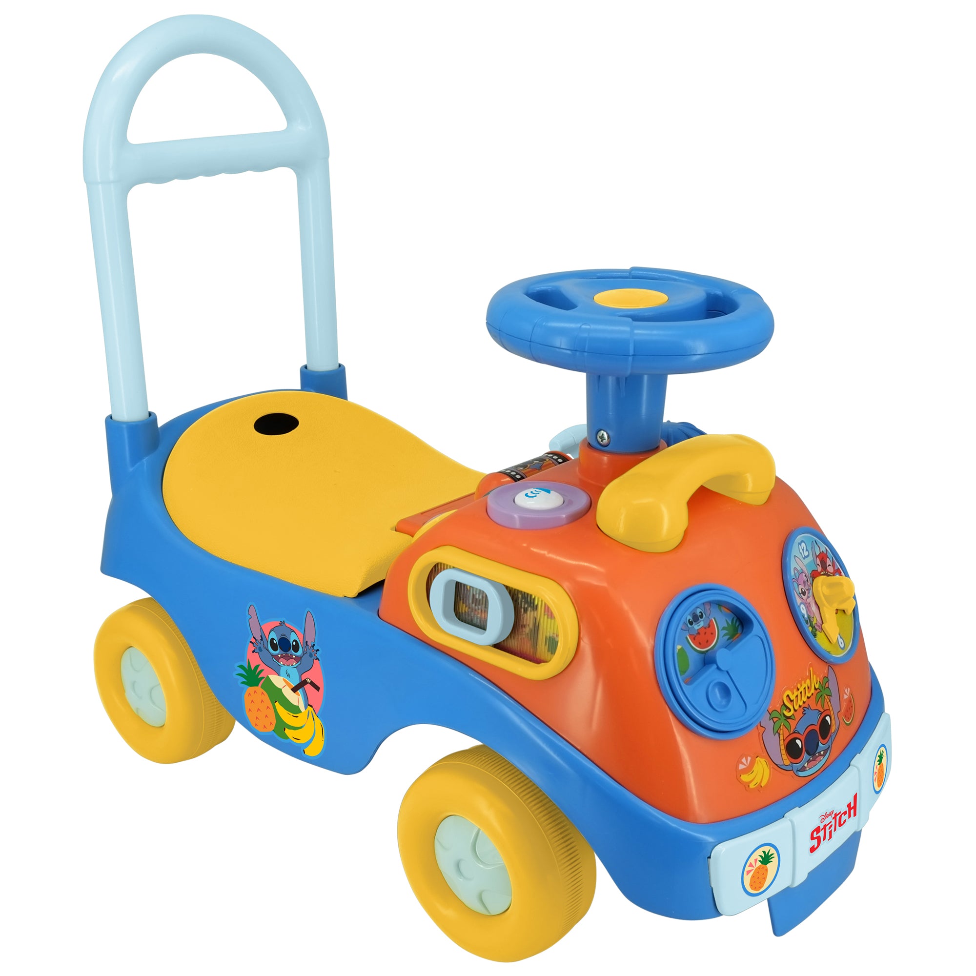 Alternative view of Kiddieland - Disney Stitch Lights N' Sounds Ride-On - Foot-To-Floor Fun