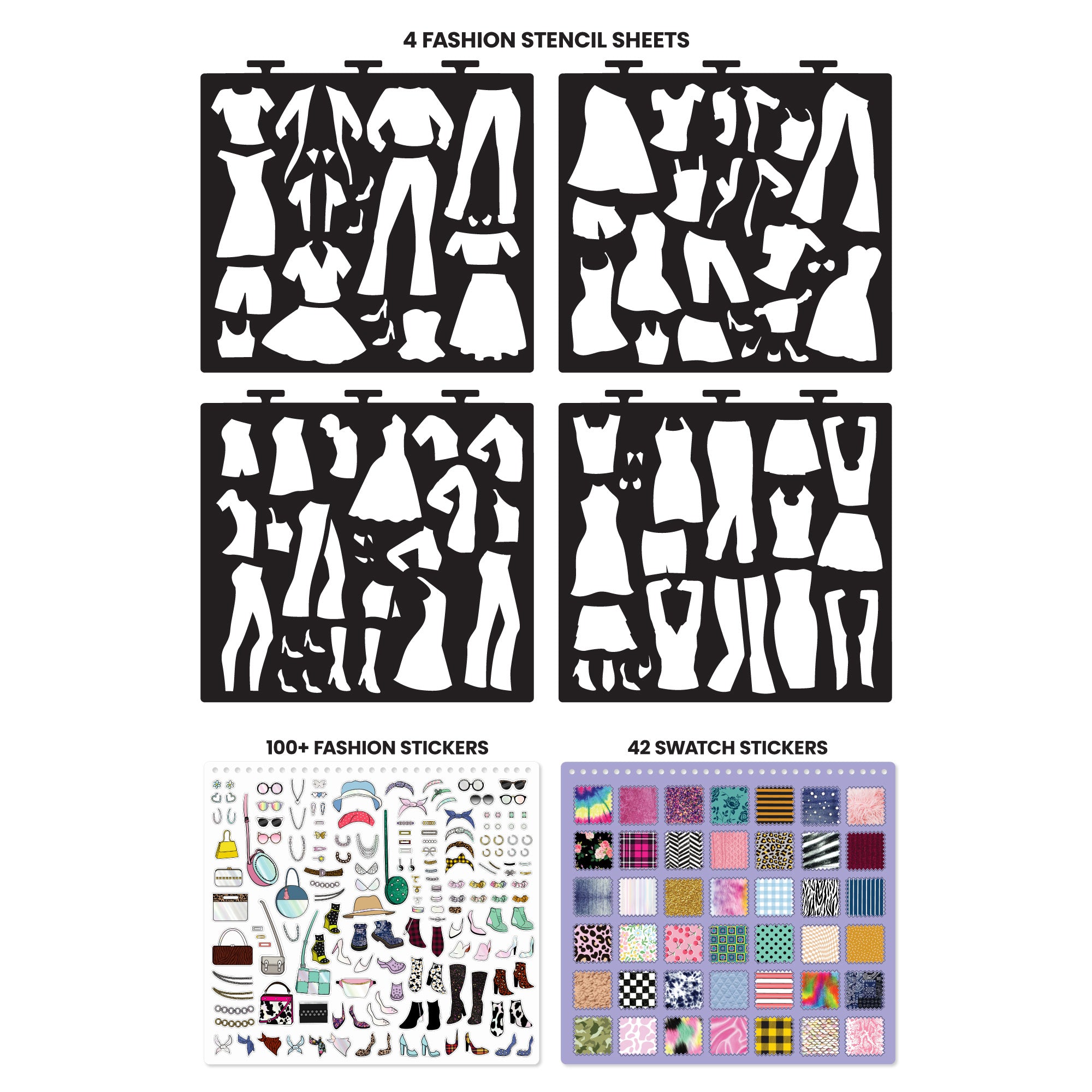 Fashion Angels Runway Fashion Designer Sketch Set - Kids' Art Kit, Ages 6+ - Image 4