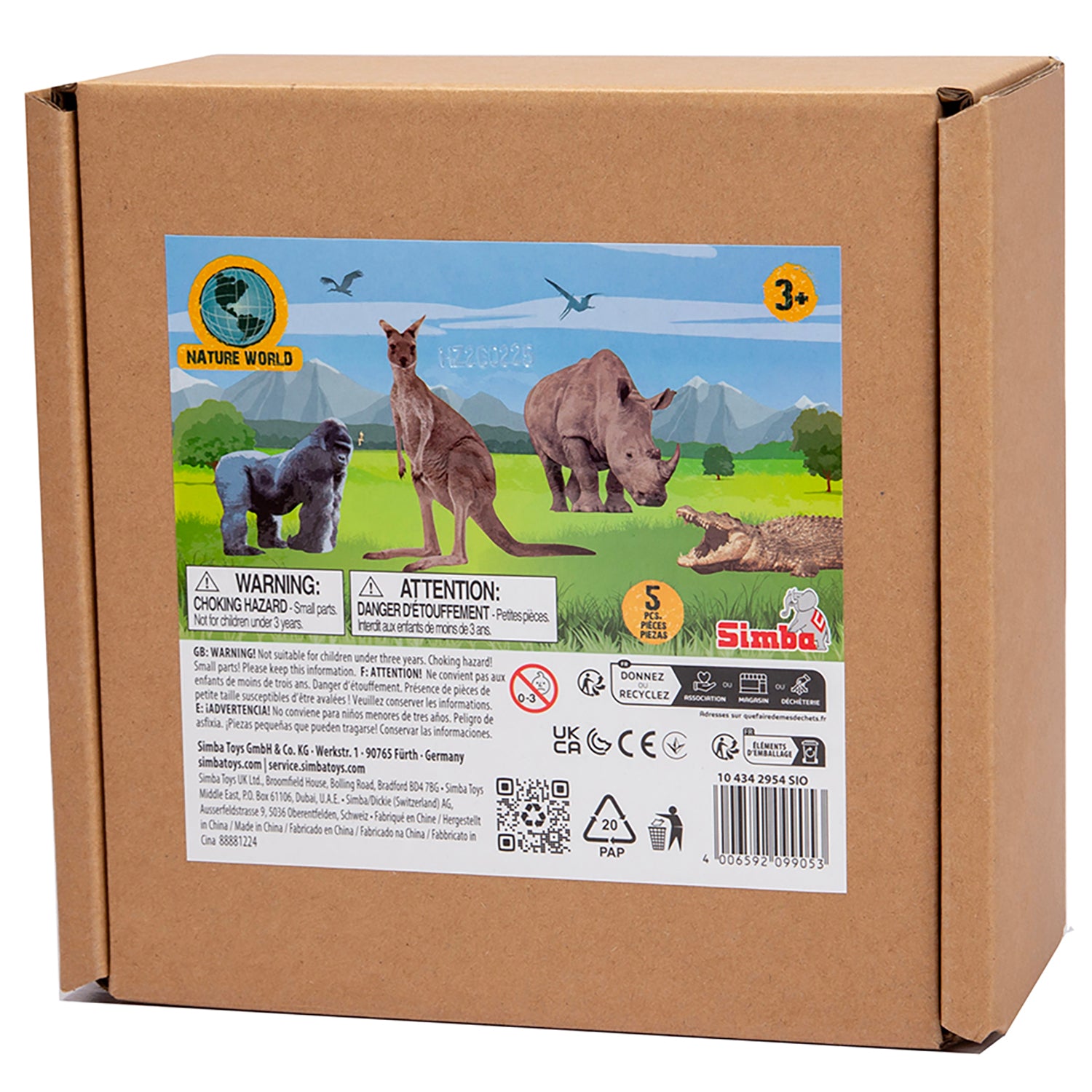 Alternative view of Simba Toys Wild Animals Playset - 5 Detailed Miniature Figures