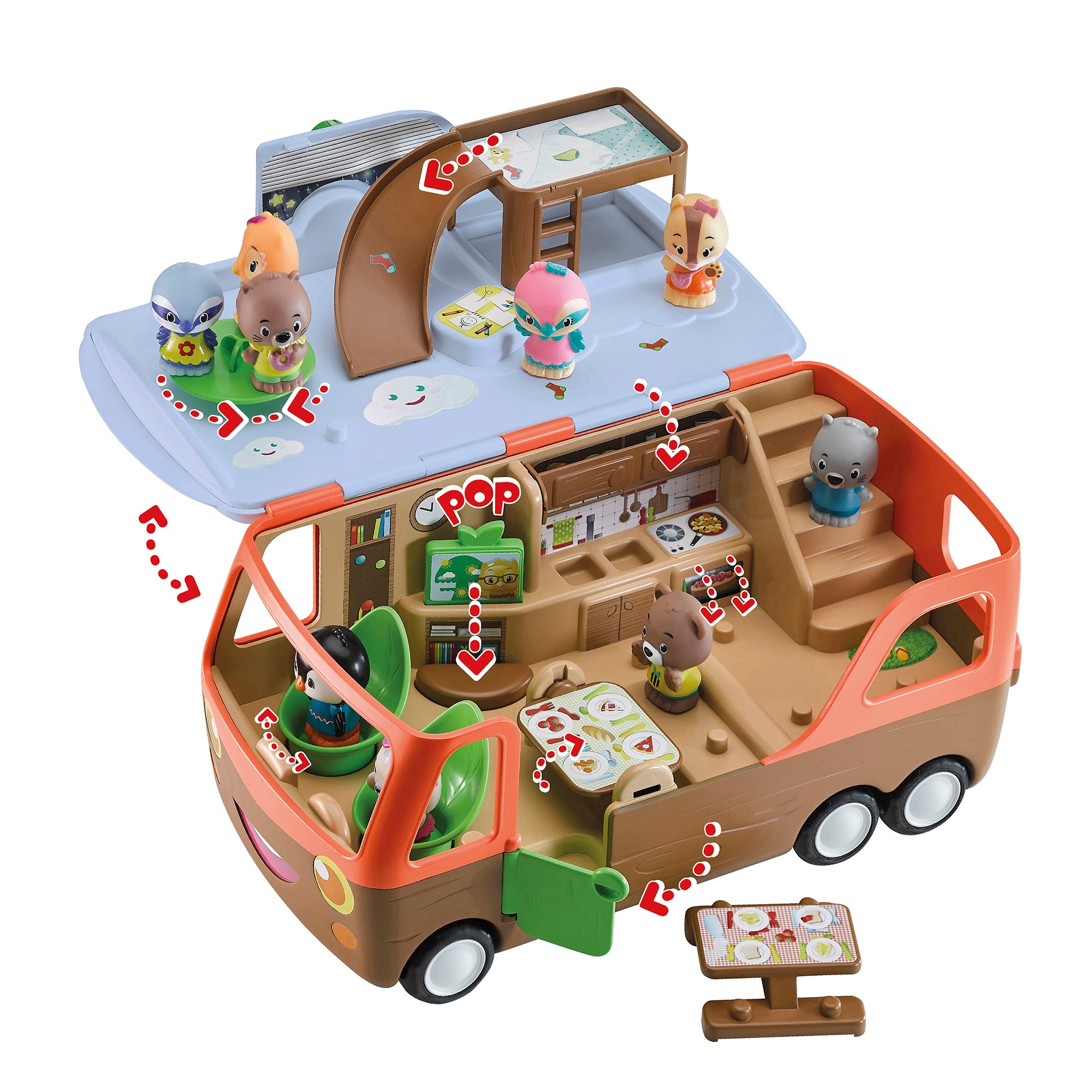 Timber Tots Adventure Camper Van with Exclusive Lena the Seal