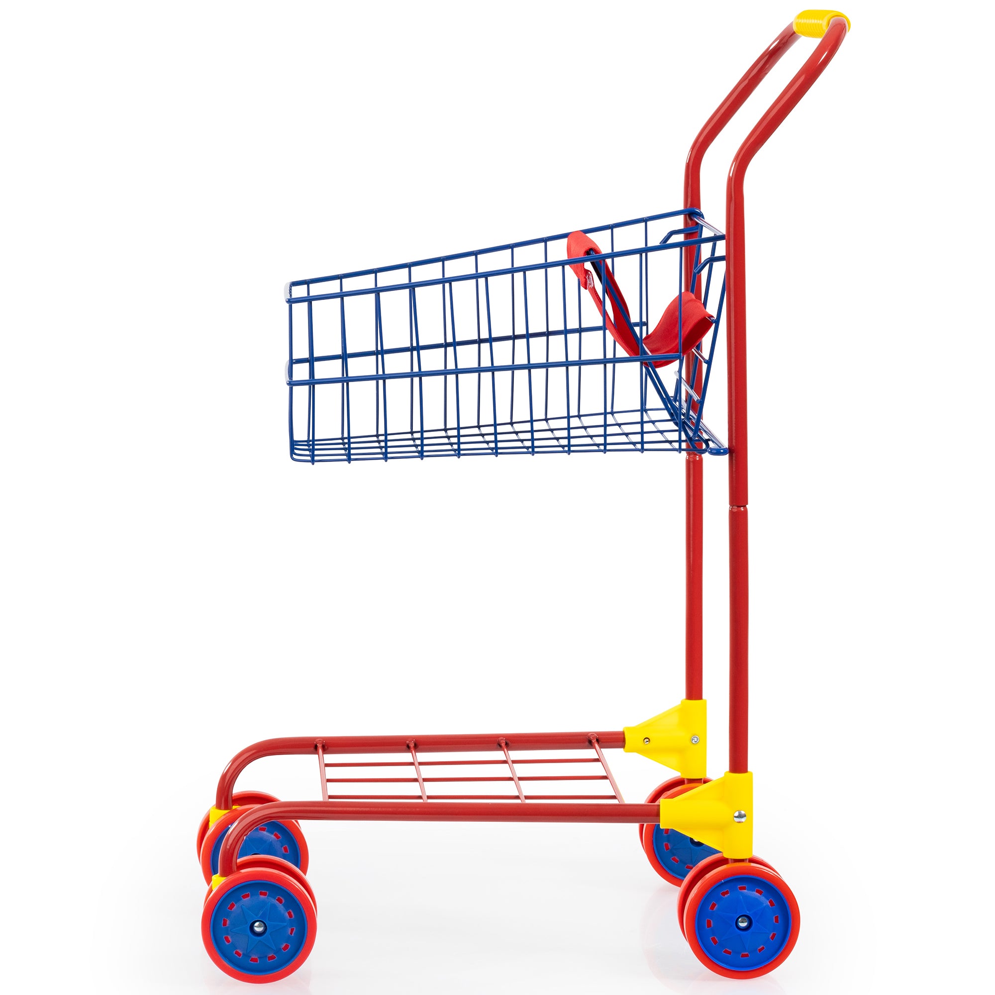 Bayer Design Shopping Cart - Grey & Blue, Grocery Pretend Play Toy for Toddlers - Image 3