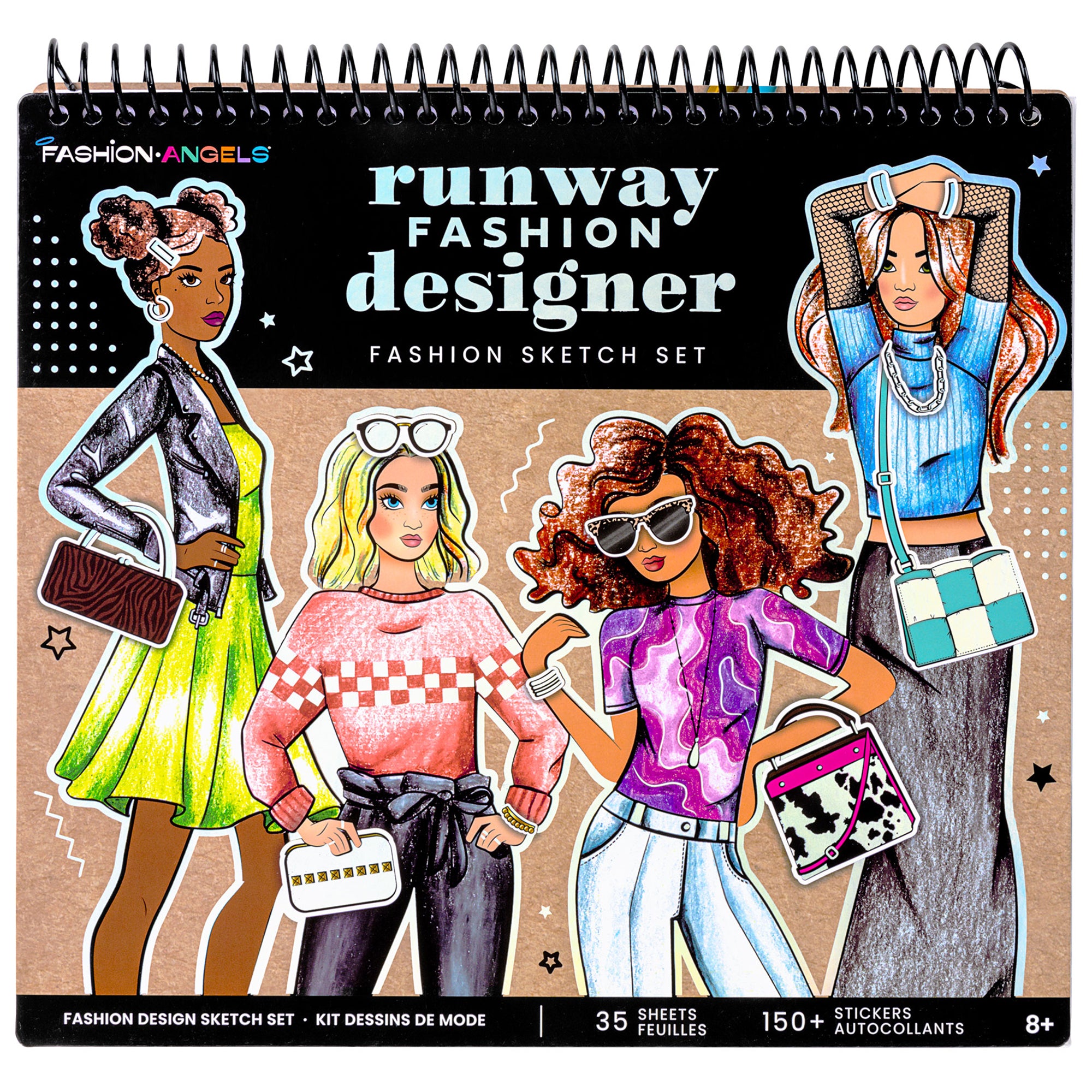Alternative view of Fashion Angels Runway Fashion Designer Sketch Set - Kids' Art Kit, Ages 6+