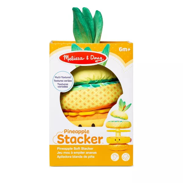 Alternative view of Melissa & Doug Pineapple Soft Stacker Infant Toy