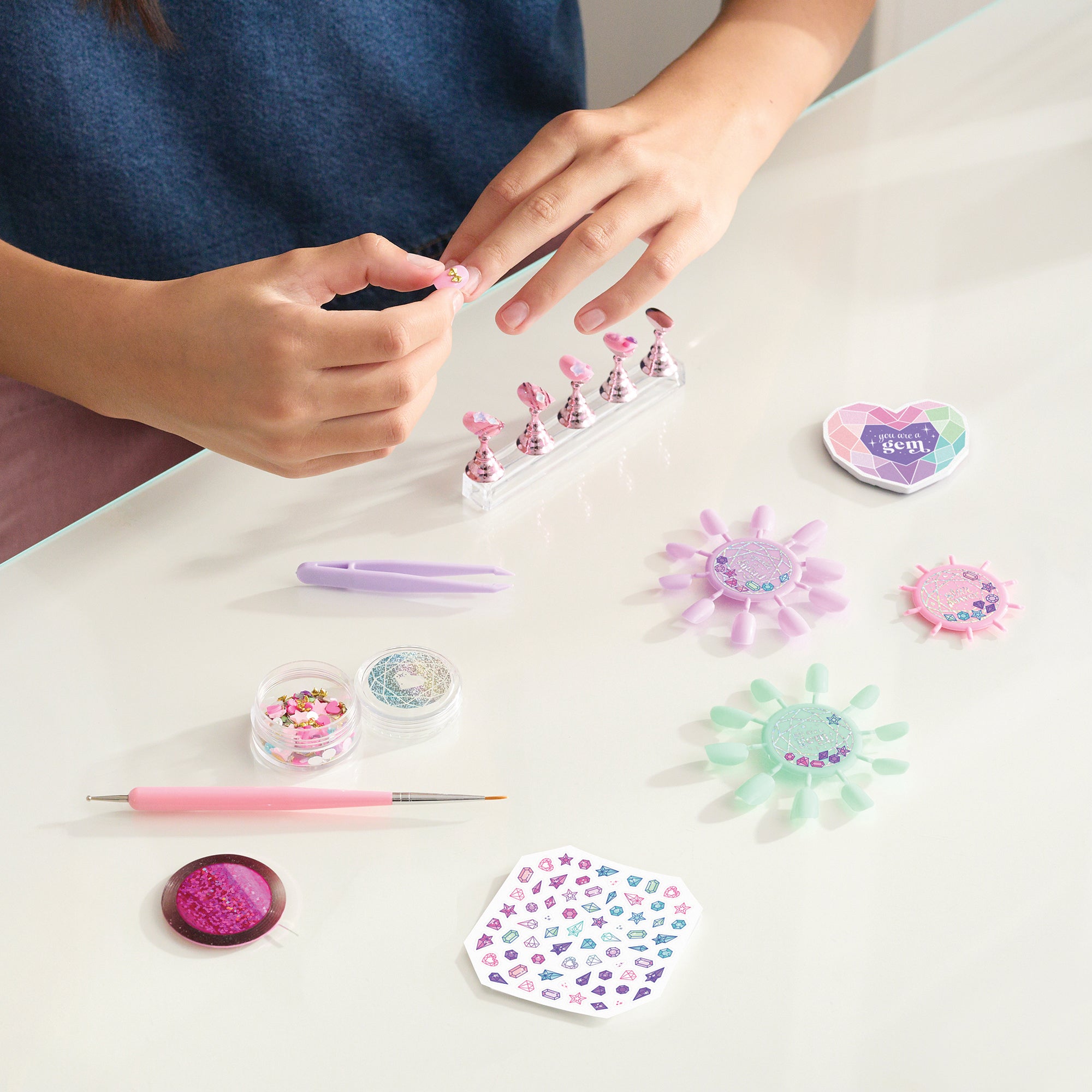 MIR Bling Magic Nail Styling Set – Complete Kid-Friendly Manicure Kit - Image 4