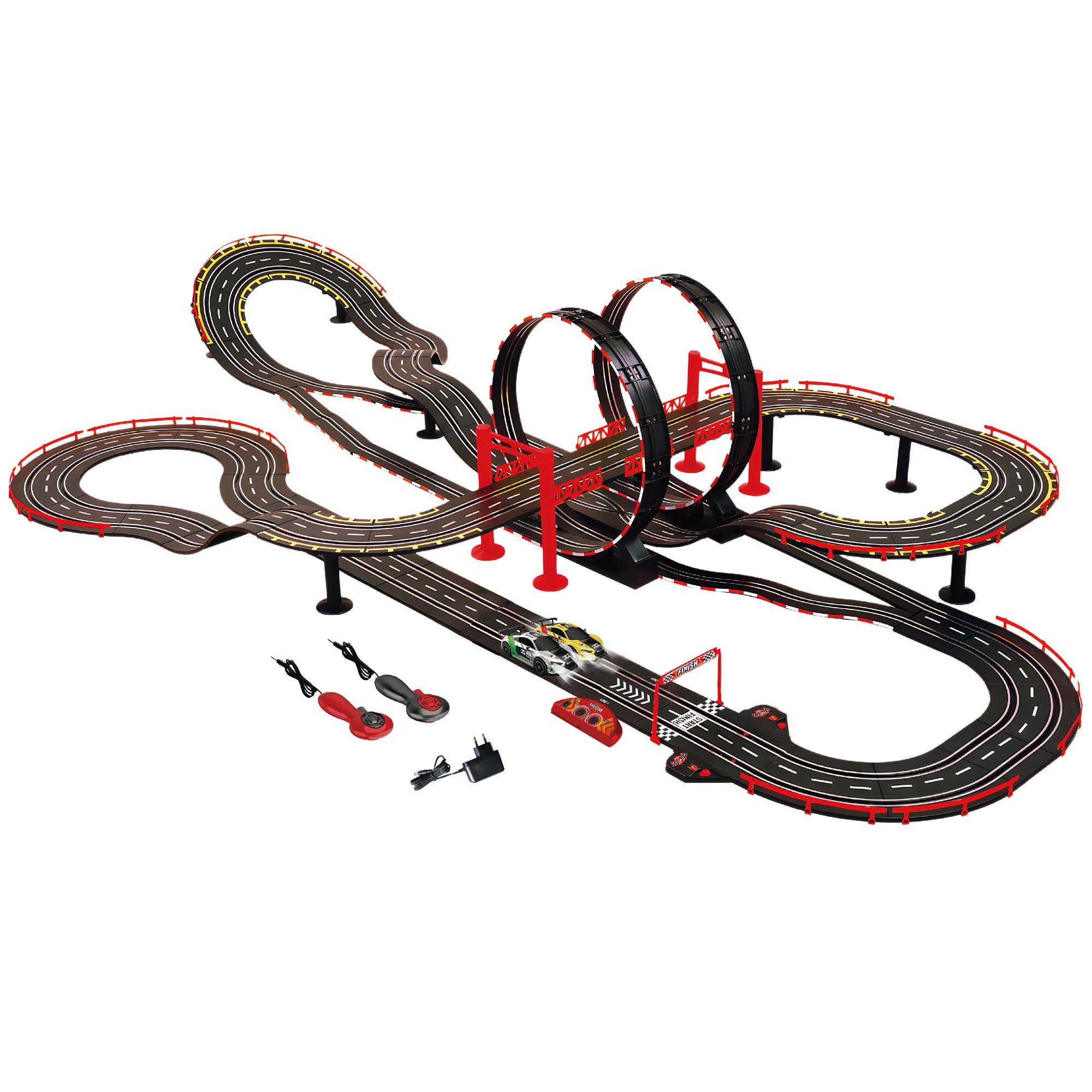 RaceXCale Mega Loop Racer 1:43 Scale G5 with Dual Magnetic Cars and Headlights