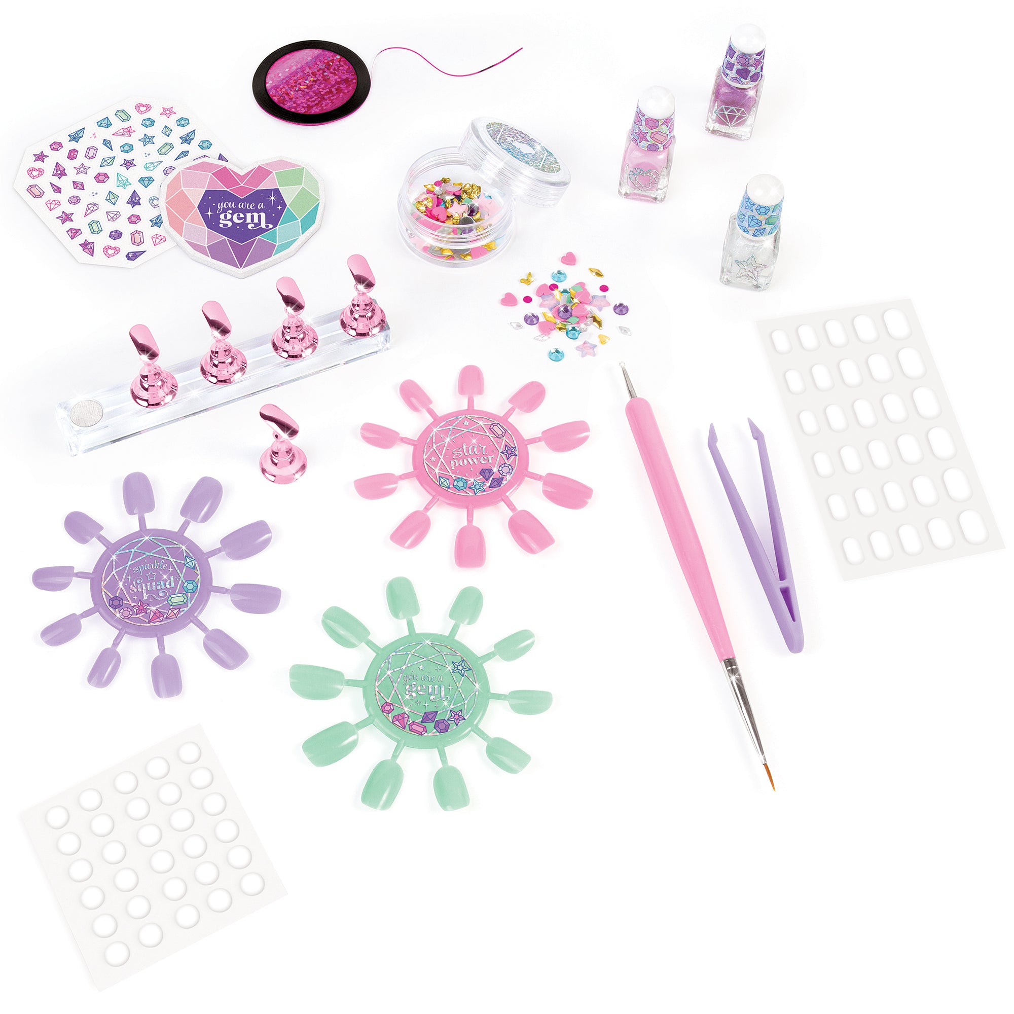 Alternative view of MIR Bling Magic Nail Styling Set – Complete Kid-Friendly Manicure Kit