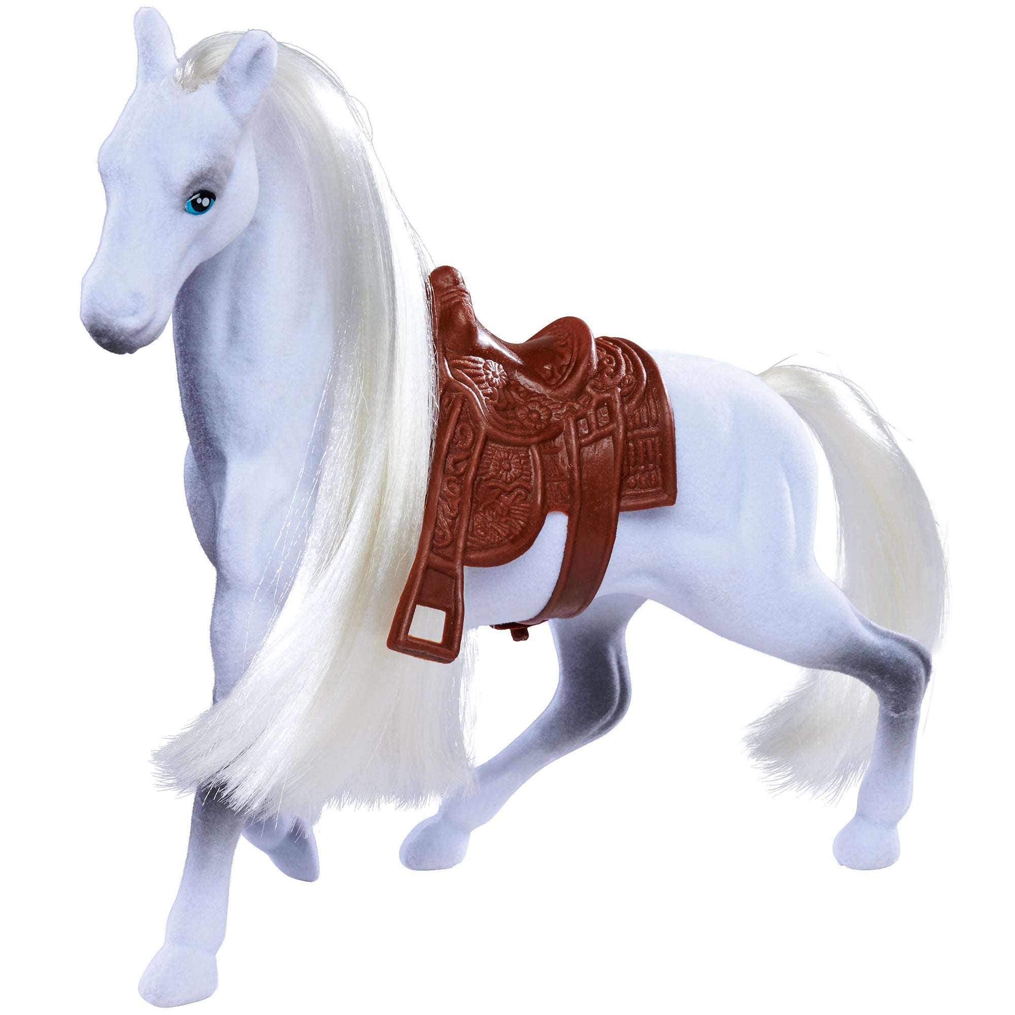 Simba Toys Flocked Horse Trio with Brushes and Saddles Set - Multicolor - Image 5
