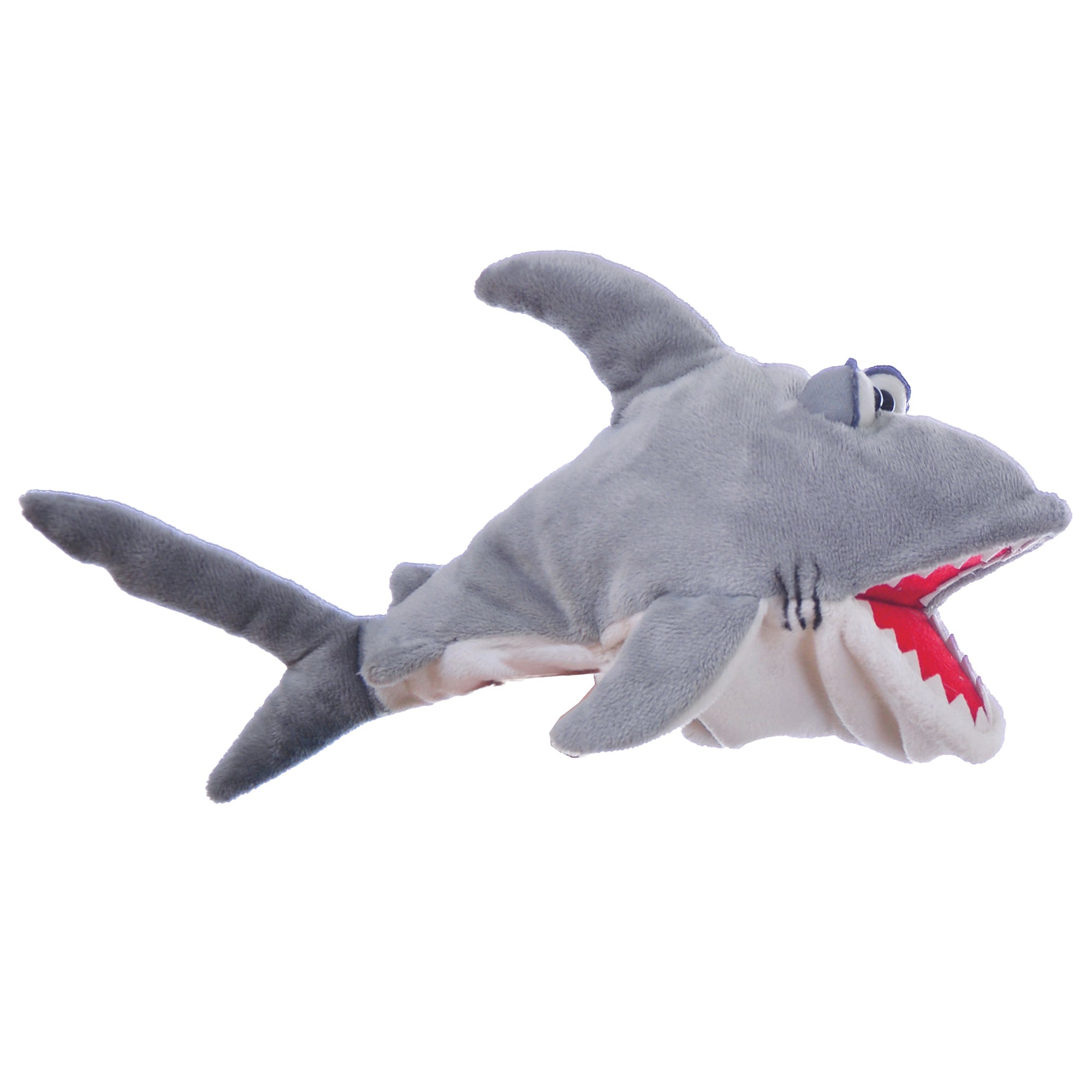 Living Puppets: Snax The Friendly Shark Hand Puppet – 12" Plush