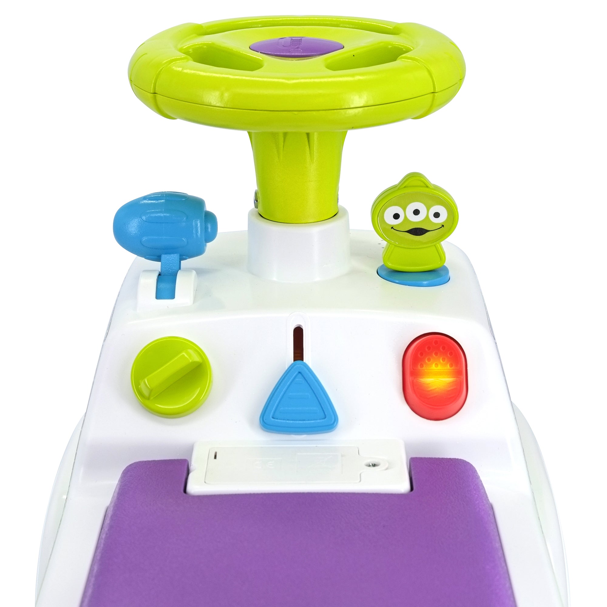 Kiddieland Buzz Lightyear Adventure Ride-On - Disney Space Light & Sound, 12mo+ - Image 3