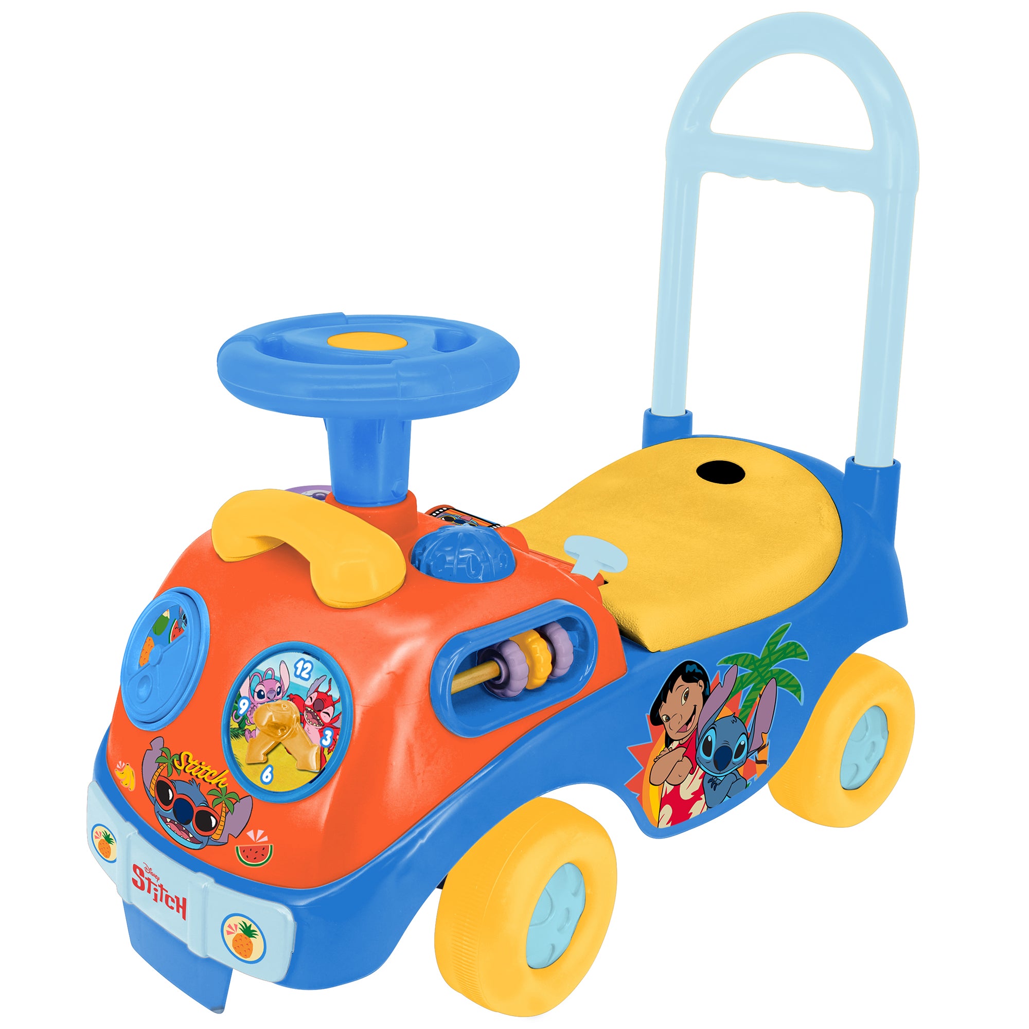 Kiddieland - Disney Stitch Lights N' Sounds Ride-On - Foot-To-Floor Fun