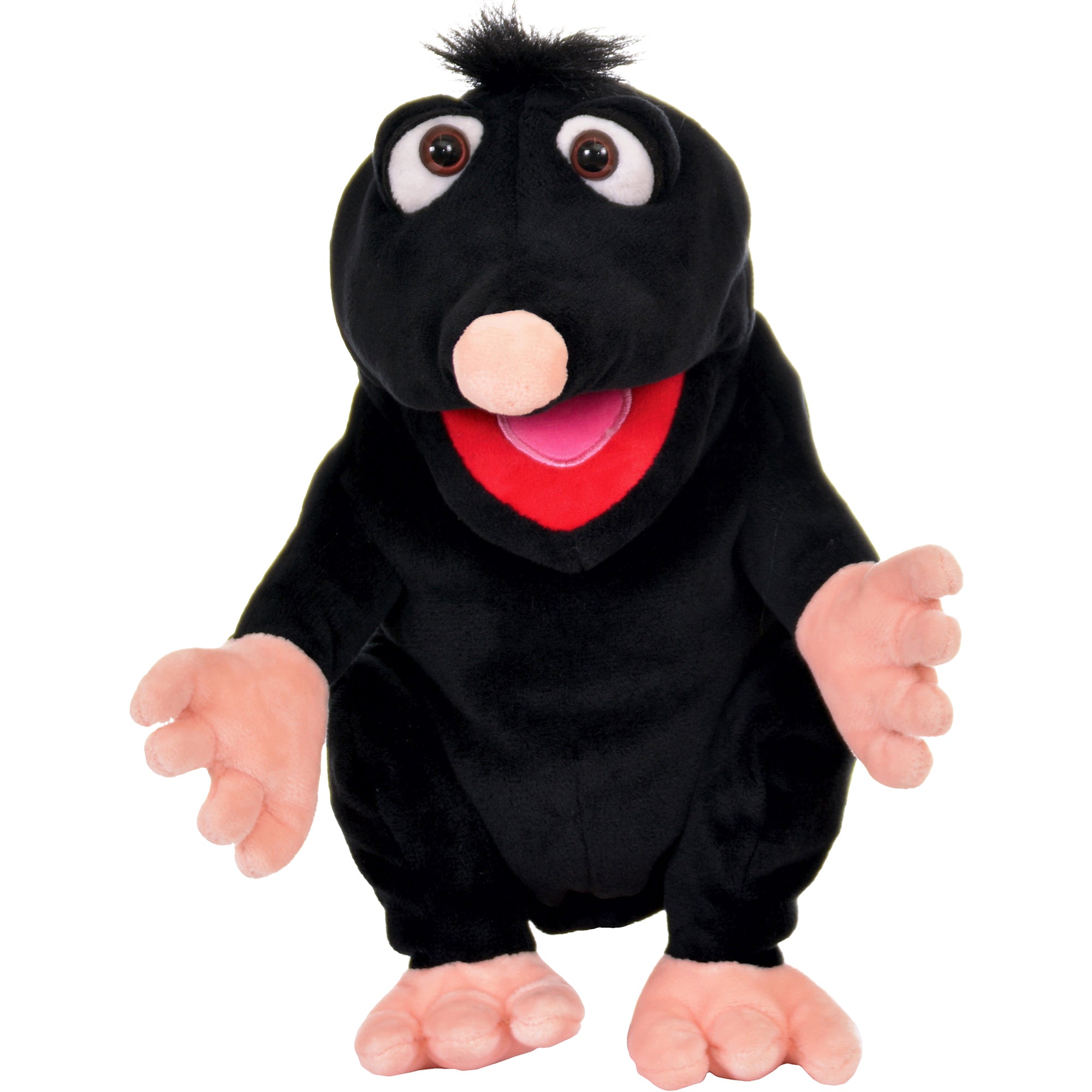 Living Puppets Hugo The Black Mole - 12" Hand Puppet for Creative Play