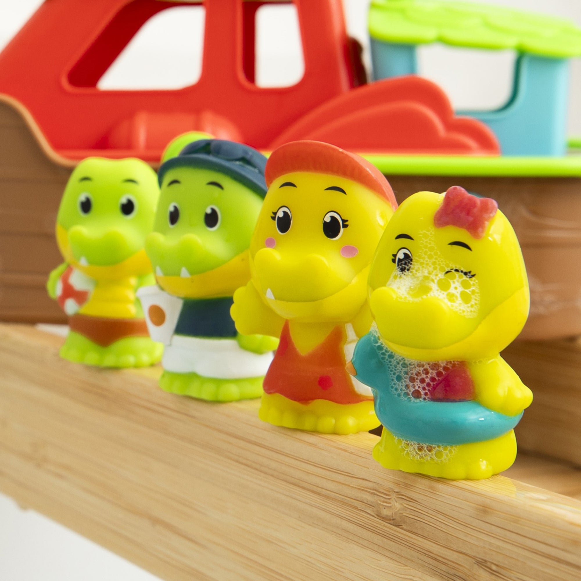Alternative view of Timber Tots Crocodile Family Color-Change Figurines