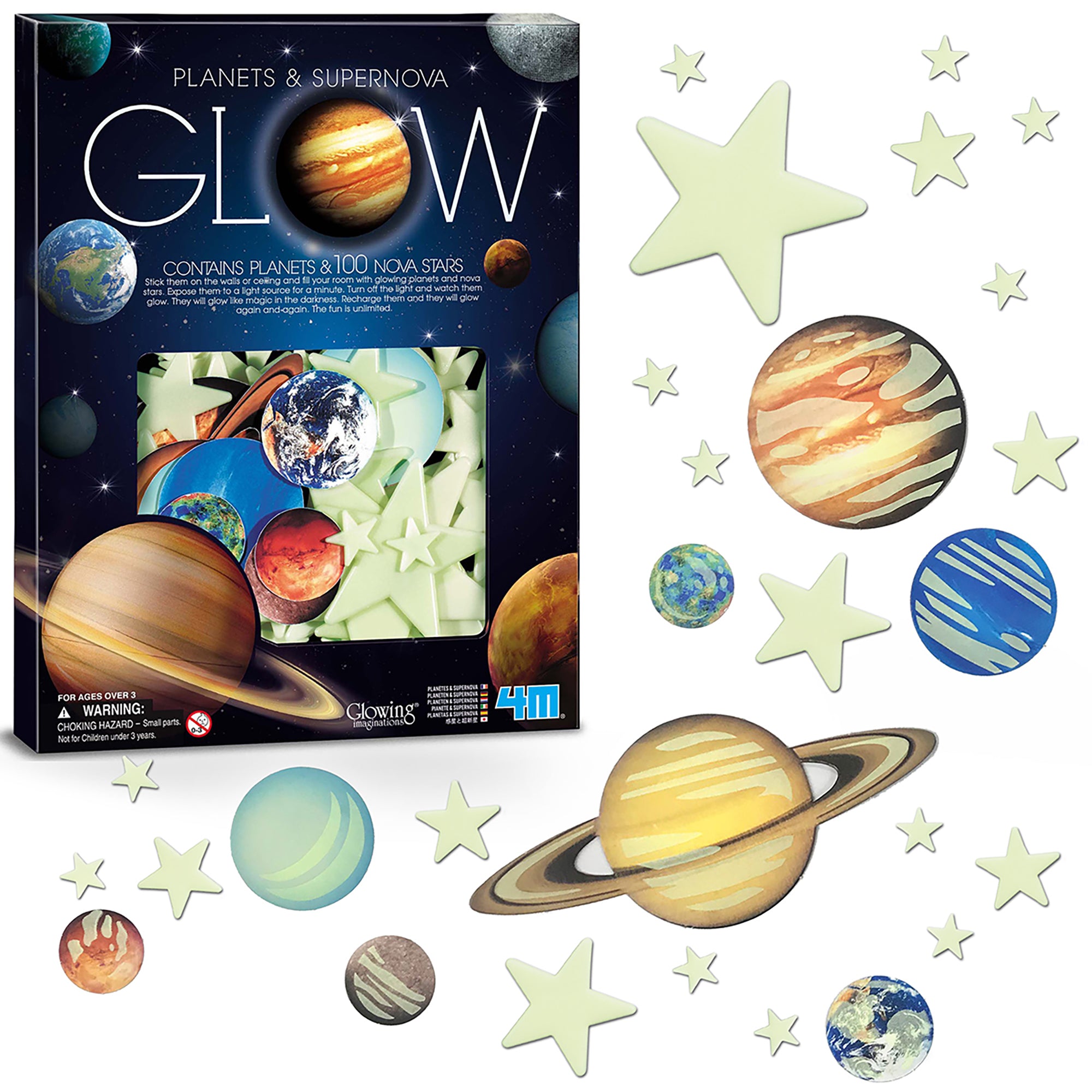 Cosmic Adventure Glow-in-the-Dark Planets & Supernova Set