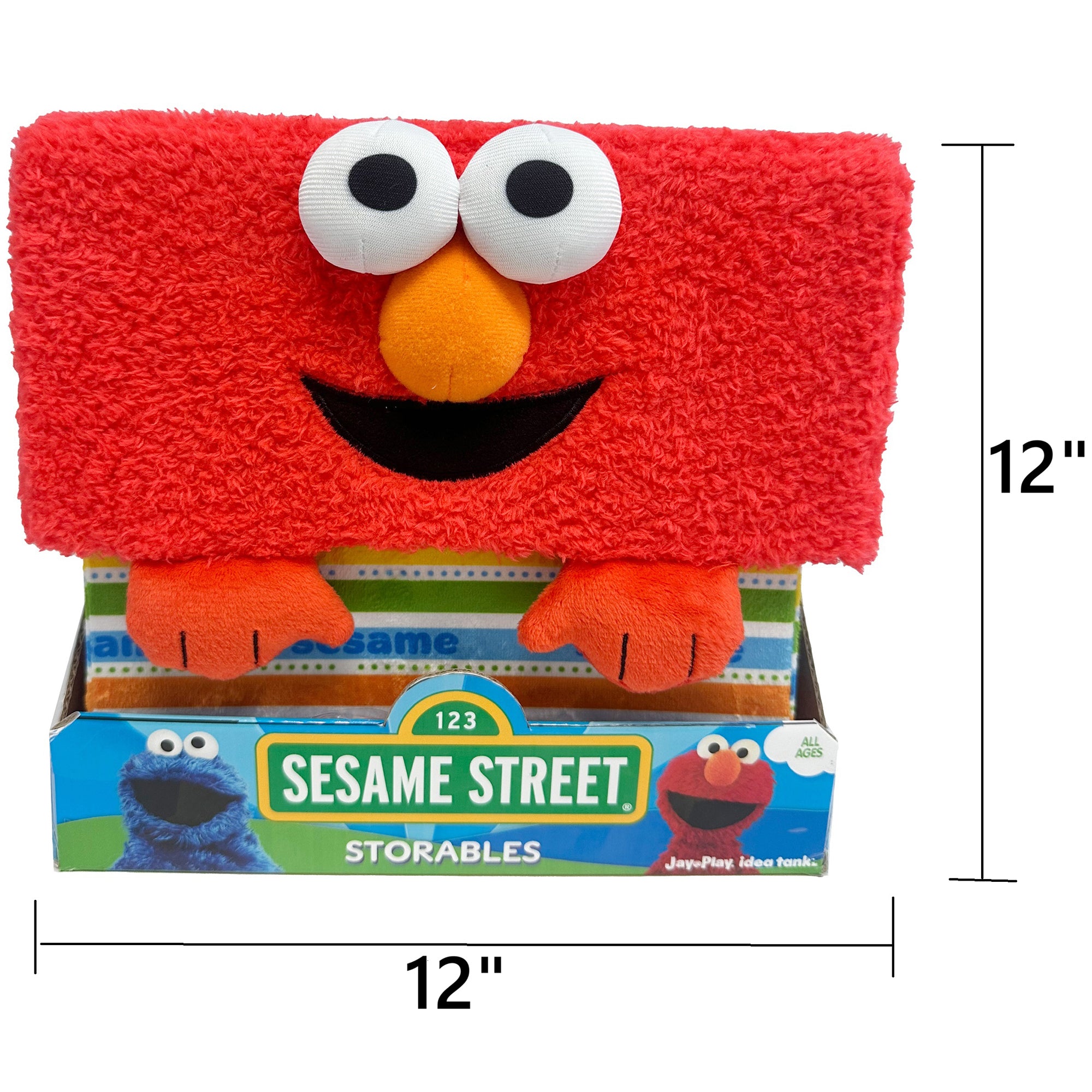 Sesame Street Storable Elmo 12" Storage Cube - Image 3