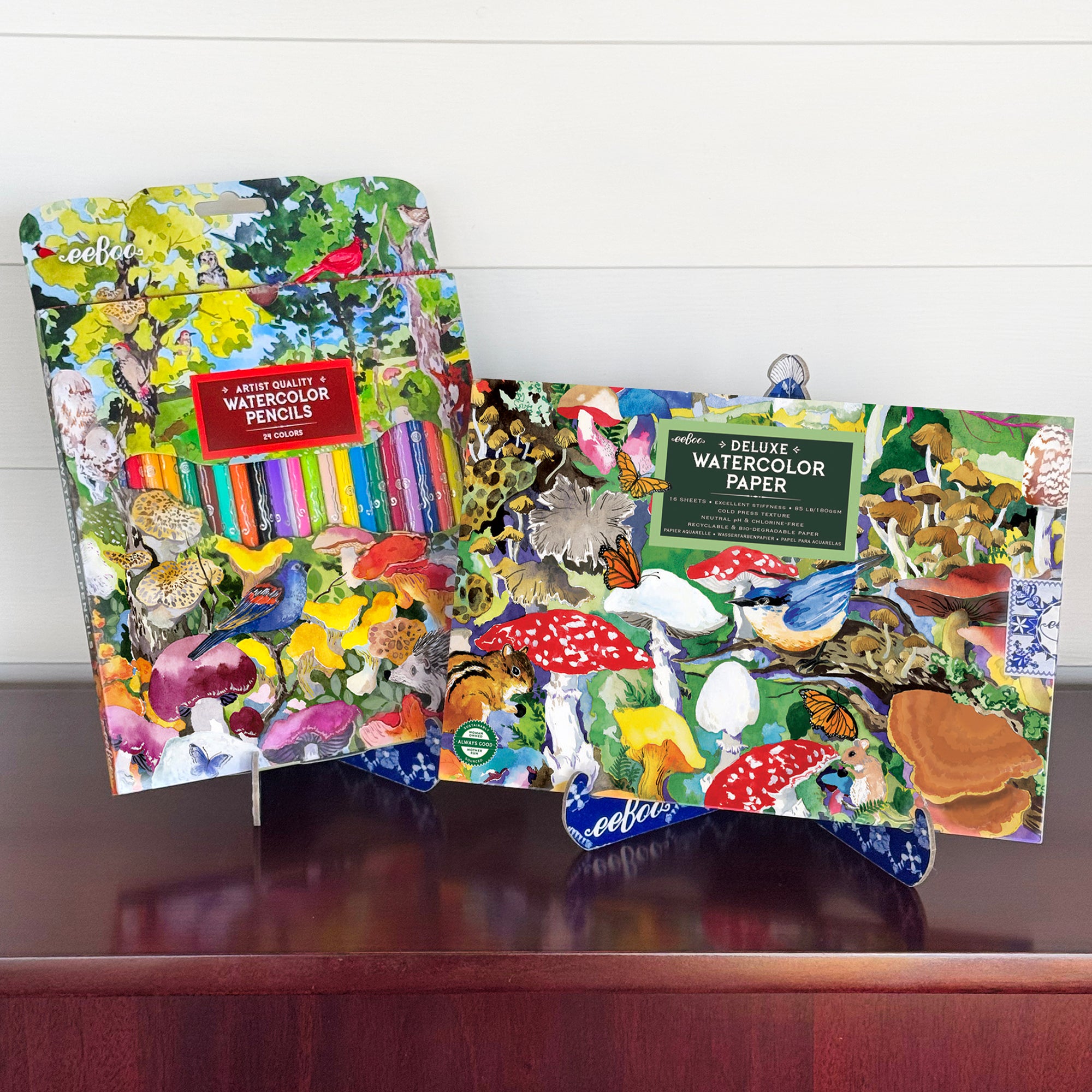 Piece&Love Mushroom Watercolor Pad - Artistic Exploration - Image 4