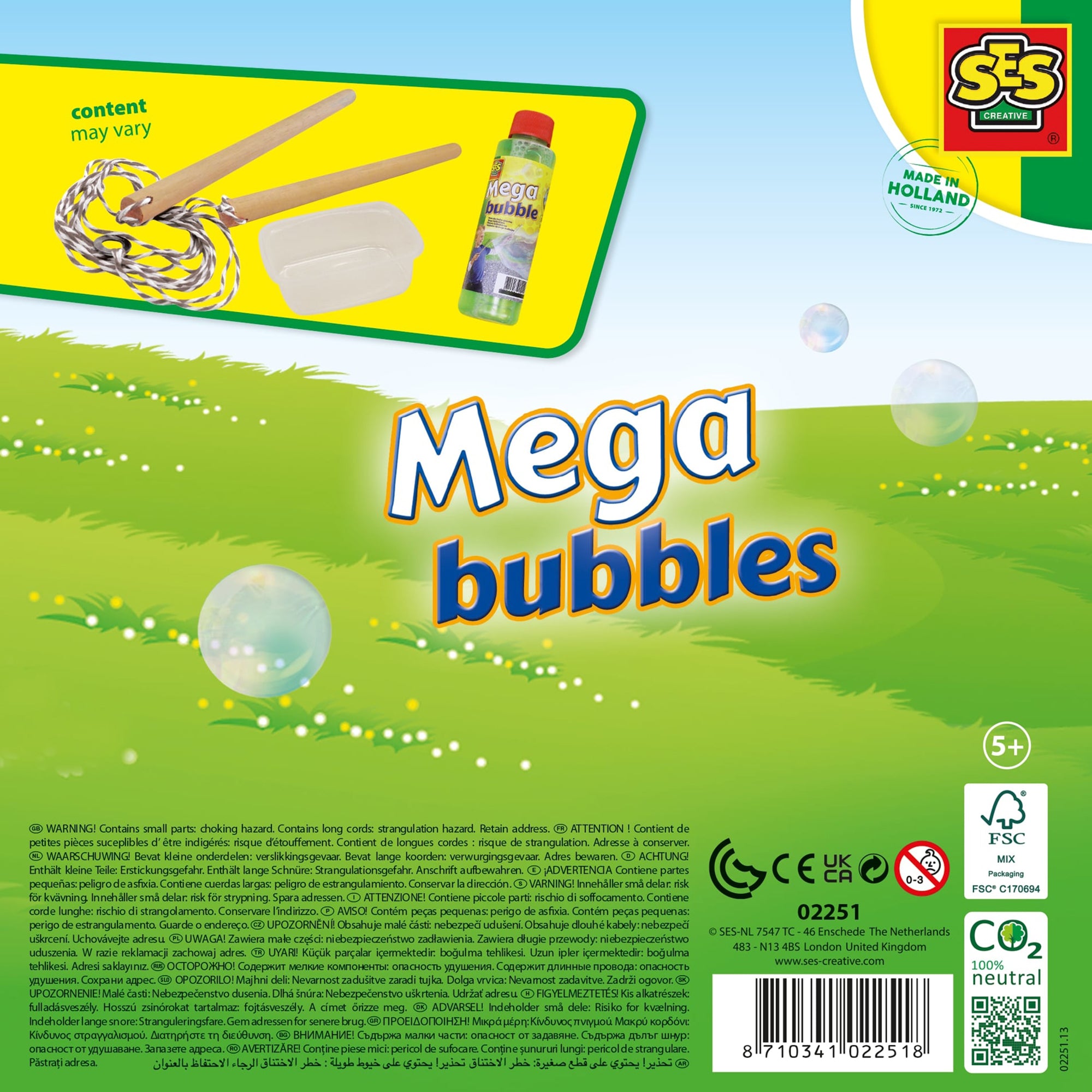Alternative view of SES Creative Mega Bubbles Kit: Giant Outdoor Bubble-Making Set for Kids