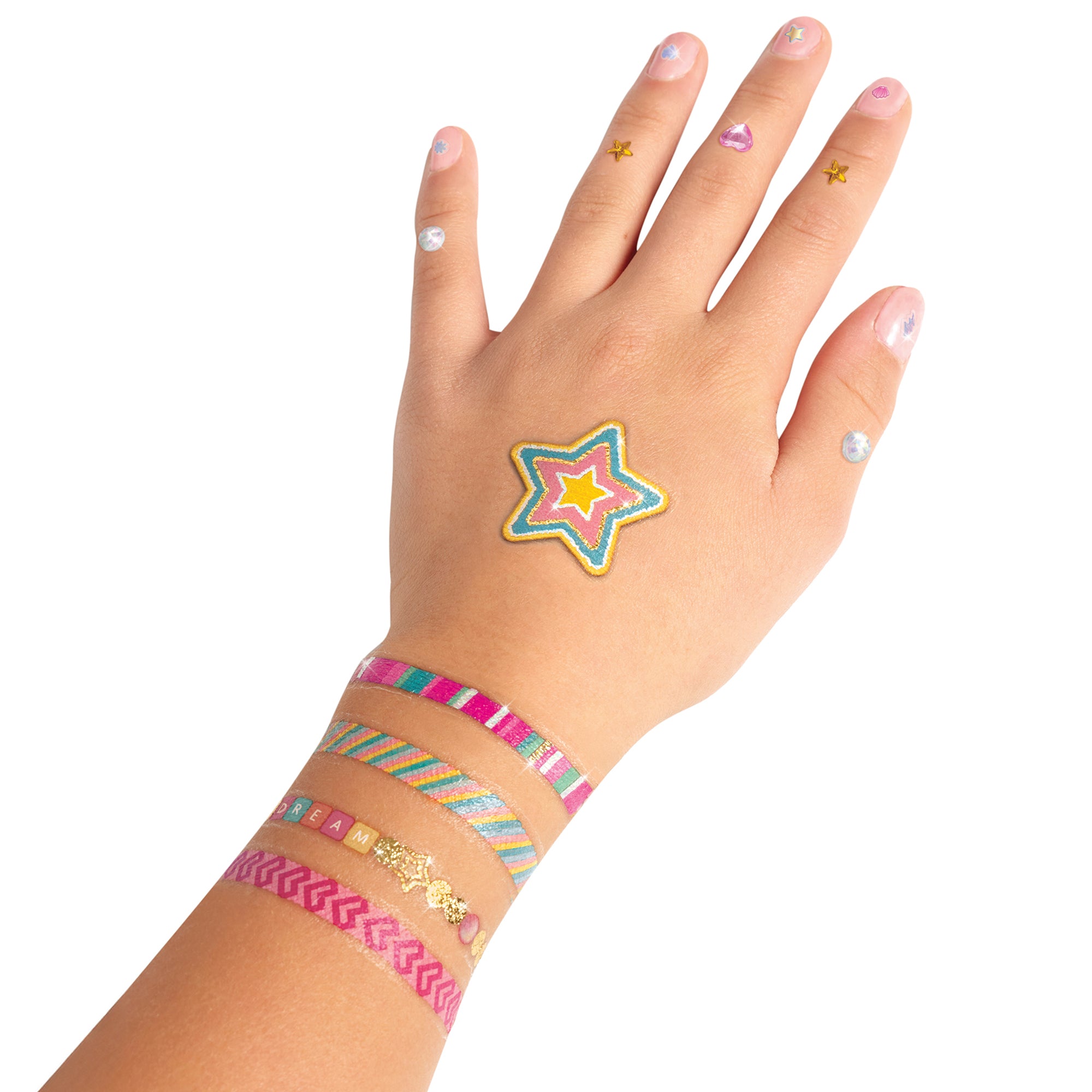 Make It Real Bejeweled Cosmetic Activity Kit - Nail Art & Body Gems for Kids, 8+ - Image 4