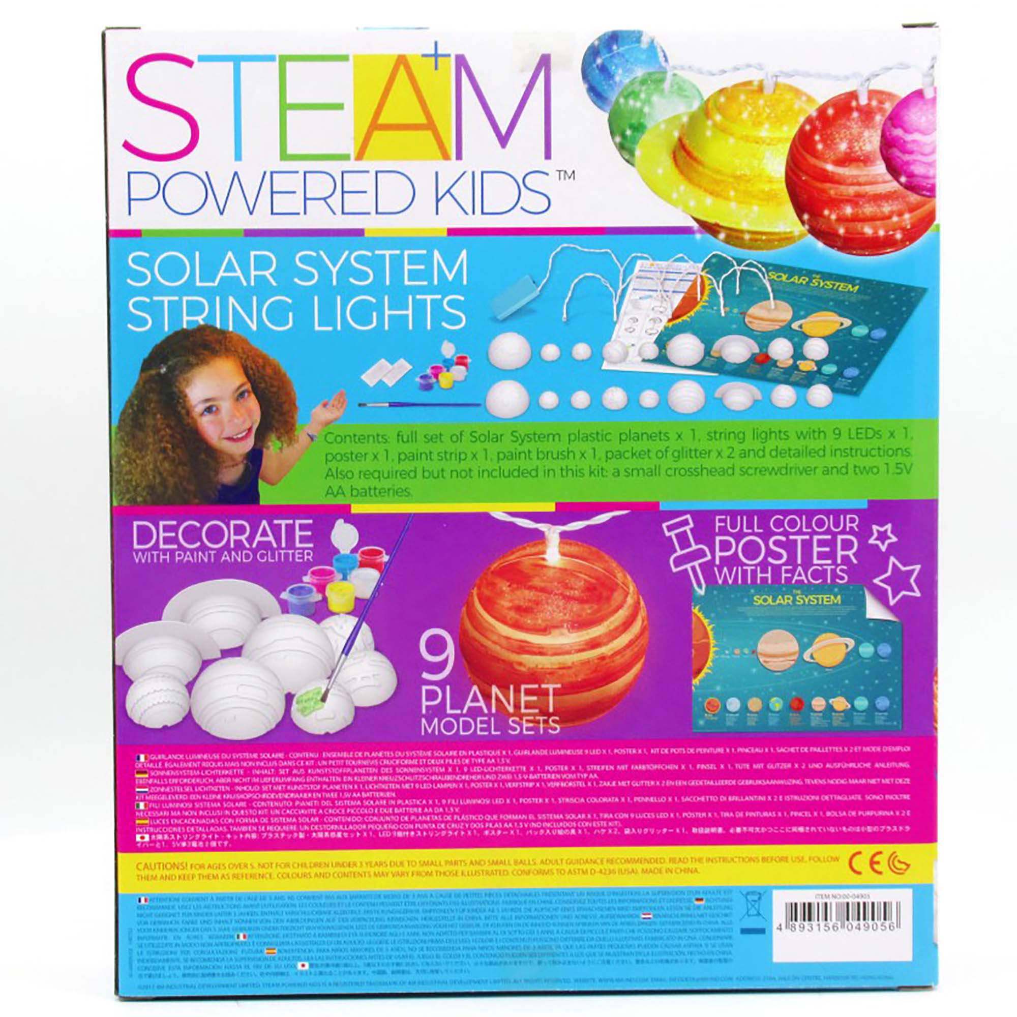 Alternative view of STEAM Powered Kids: Solar System String Lights Kit