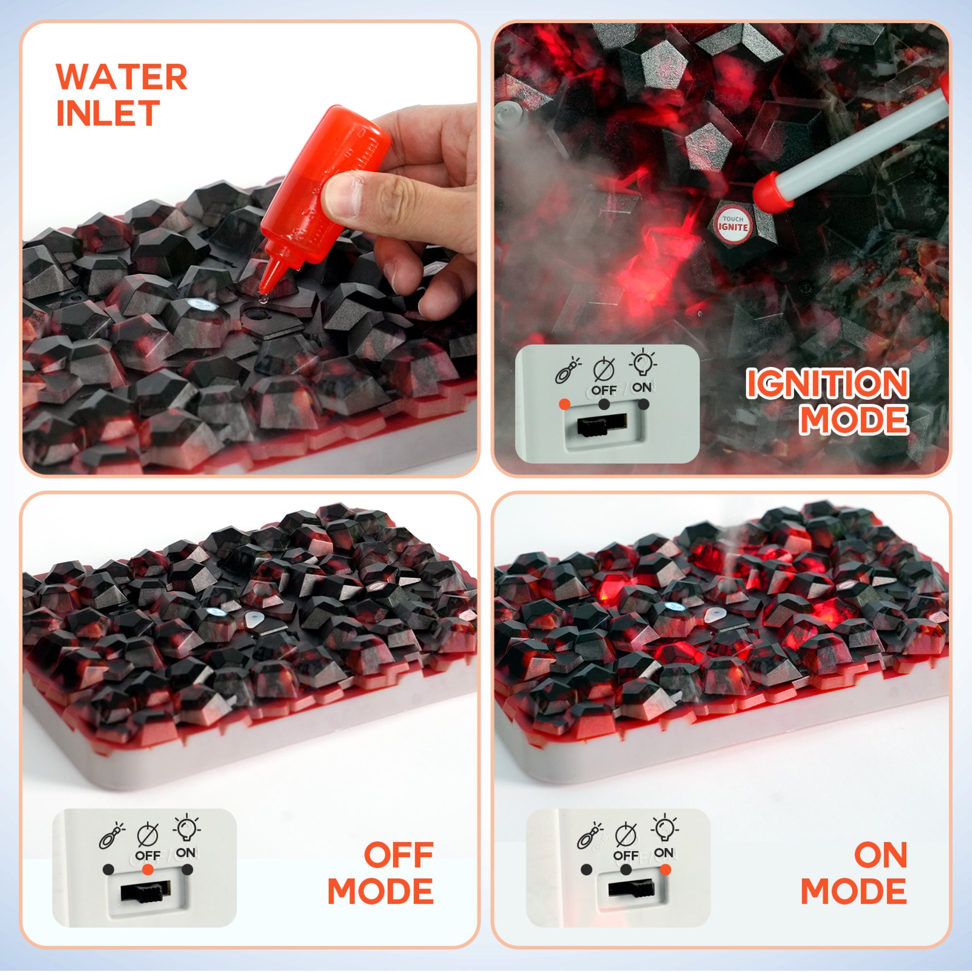 Easy Playhouse BBQ Grill Toy Playset - Realistic Effects - Image 5