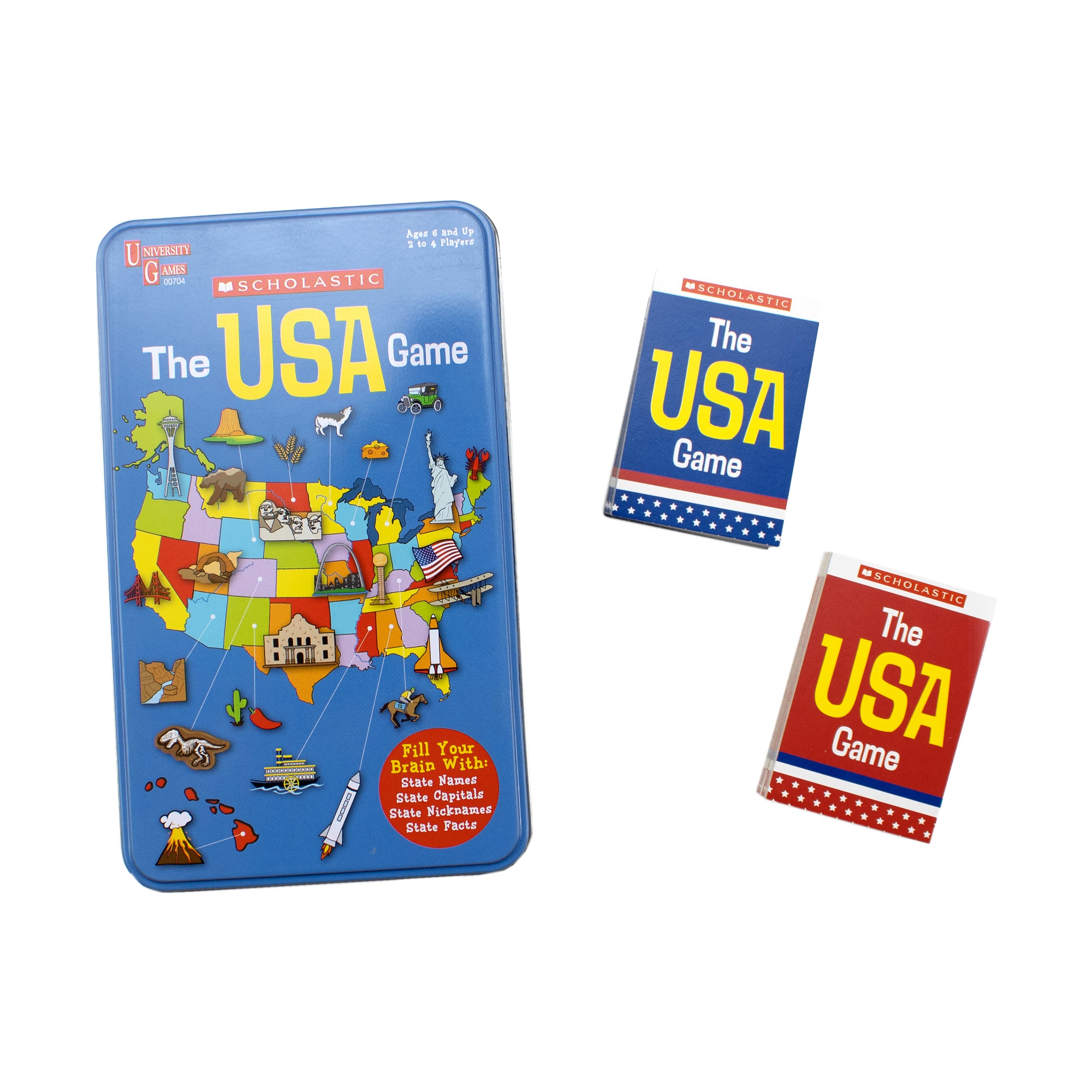 Scholastic USA Geography Showdown - Educational Card Game in a Tin - Image 3