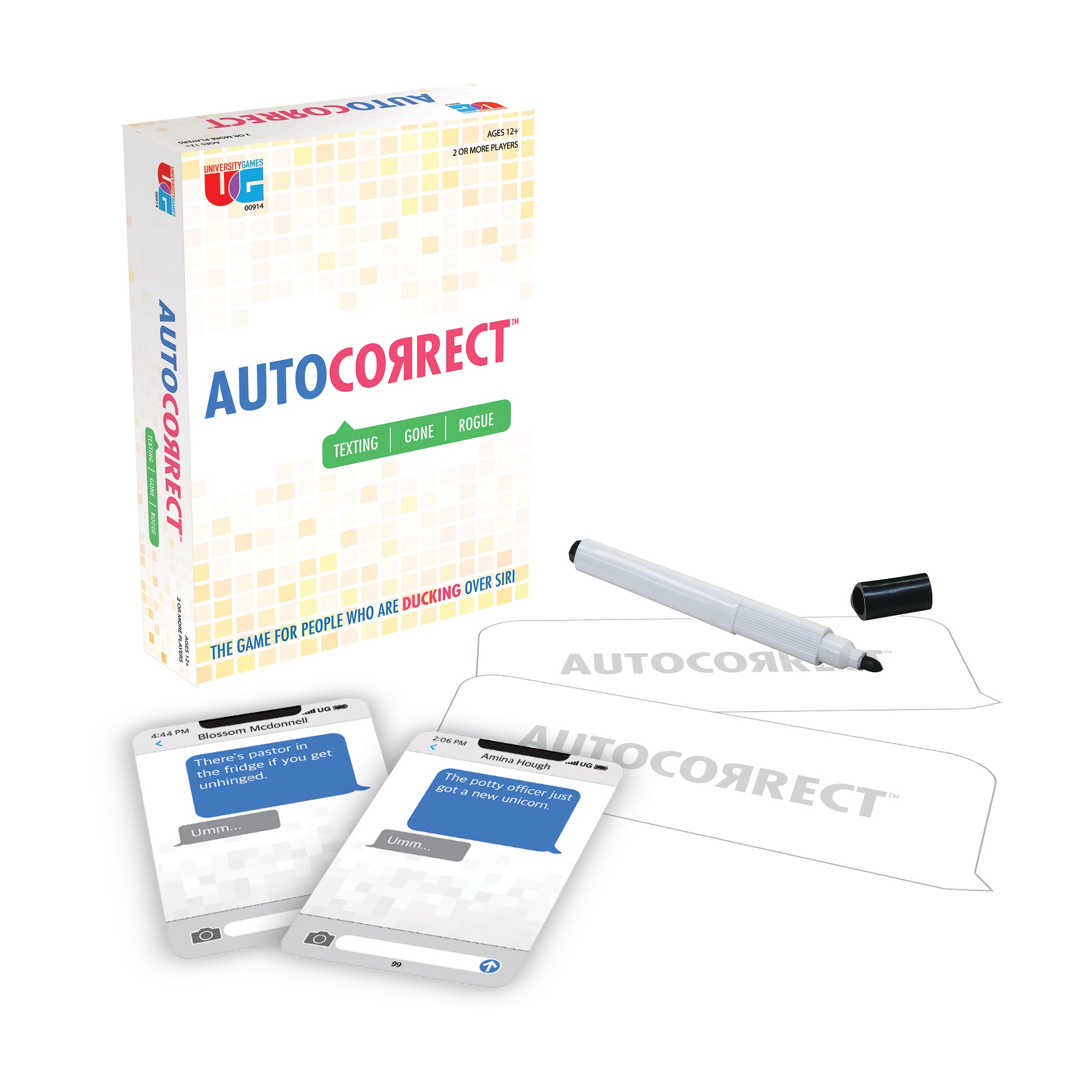 Alternative view of Autocorrect Fumble Party Board Game