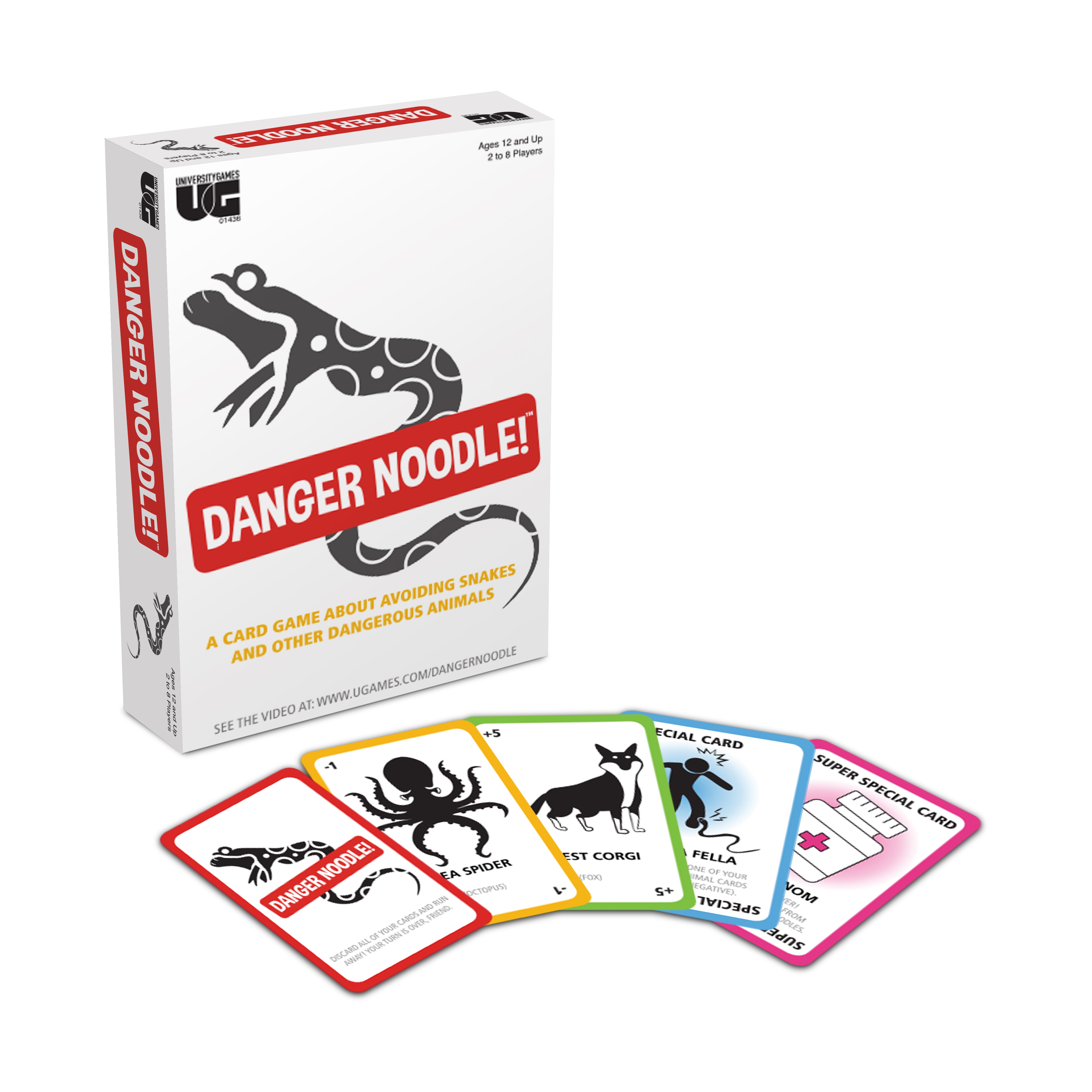 Alternative view of Danger Noodle Whimsical Animal Card Game