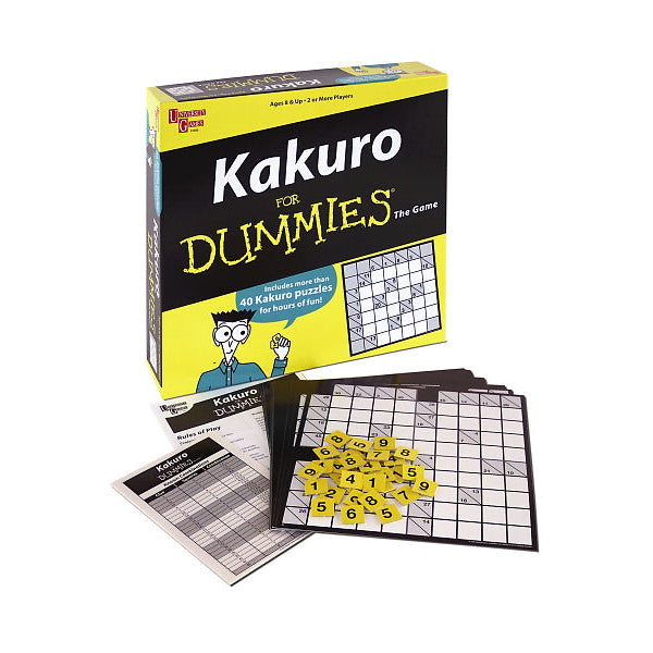 Alternative view of Kakuro for Dummies 121-Piece Puzzle Book Set