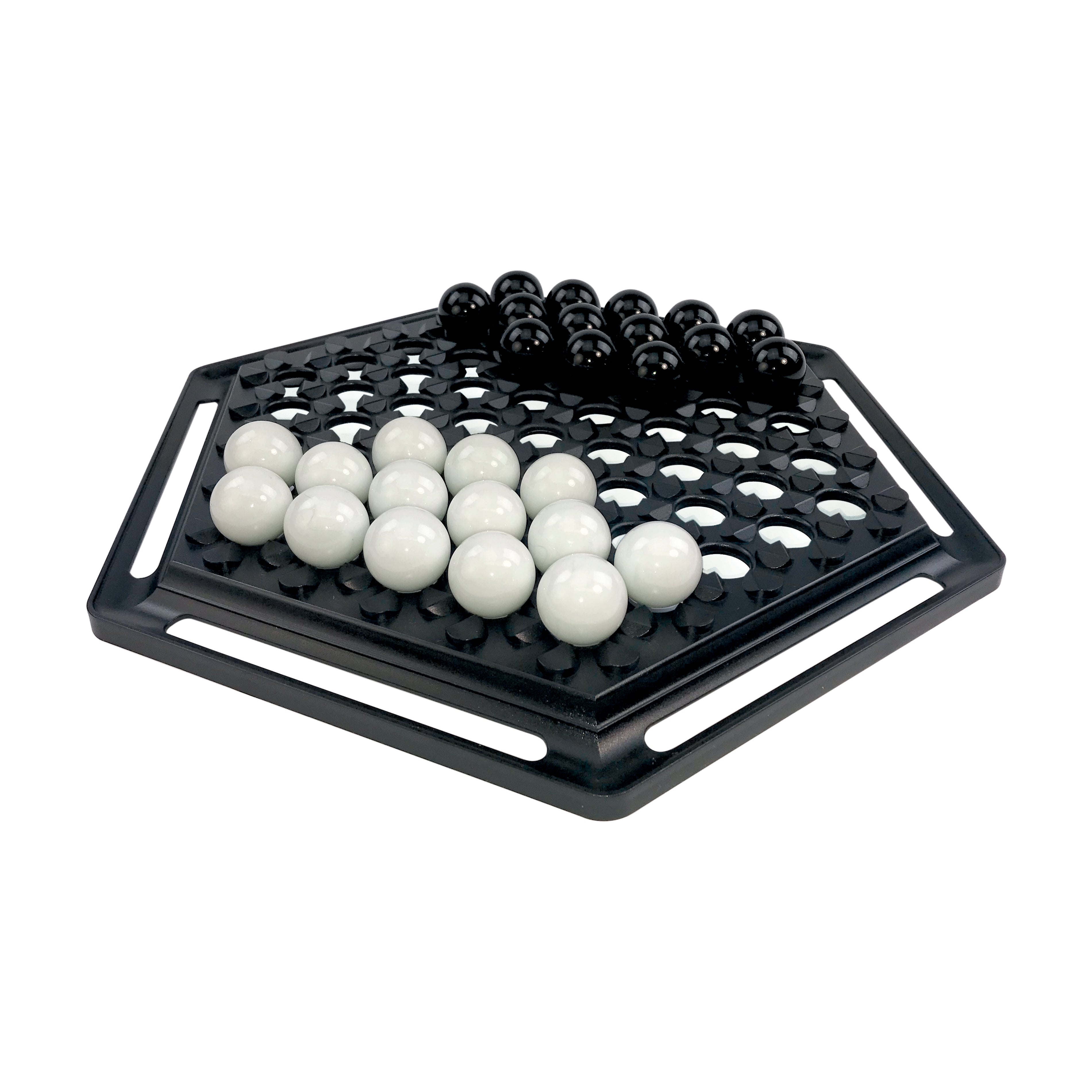 Abalone Classic Strategy Board Game, Handmade Oak Edition - Image 4