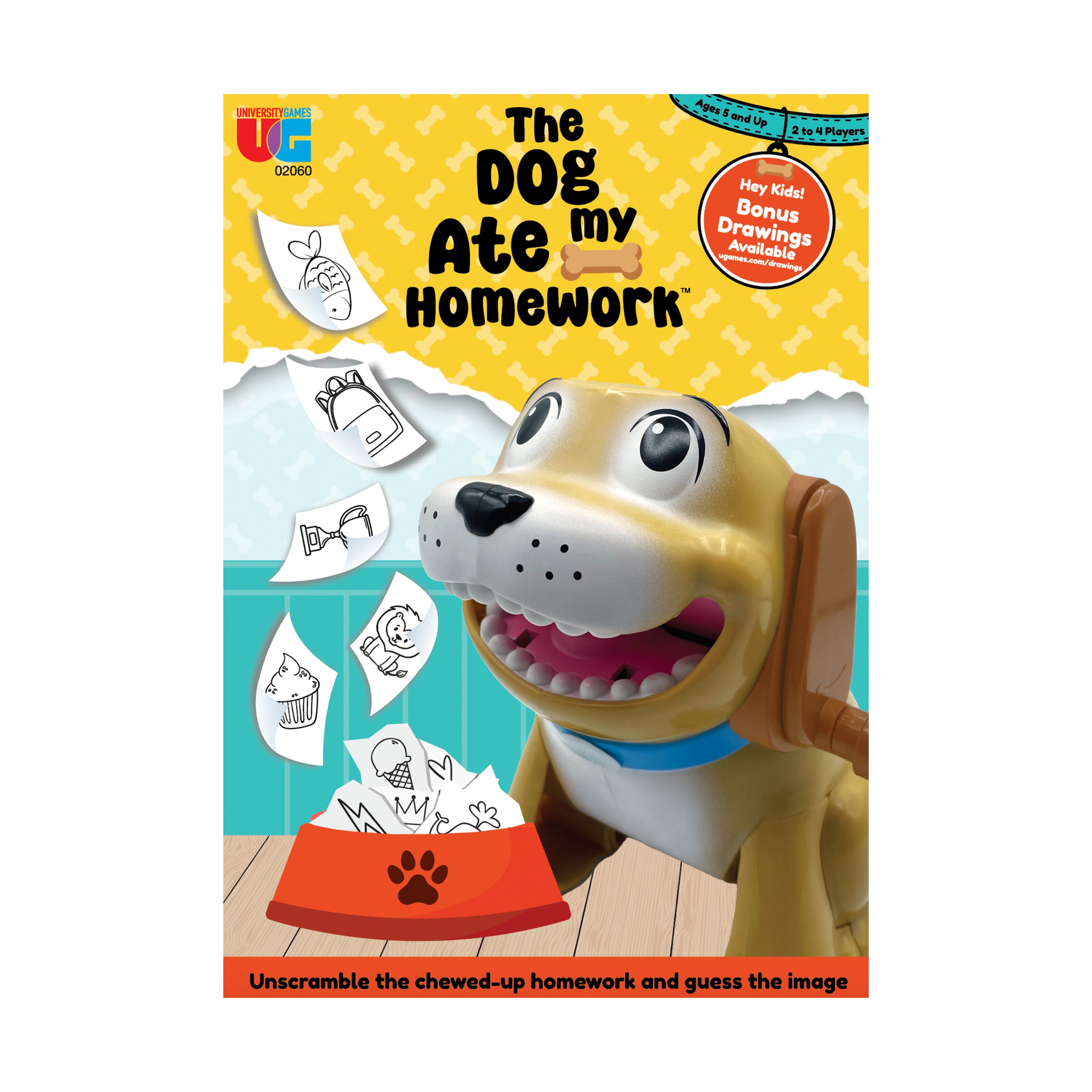 Alternative view of The Dog Ate My Homework Board Game by University Games