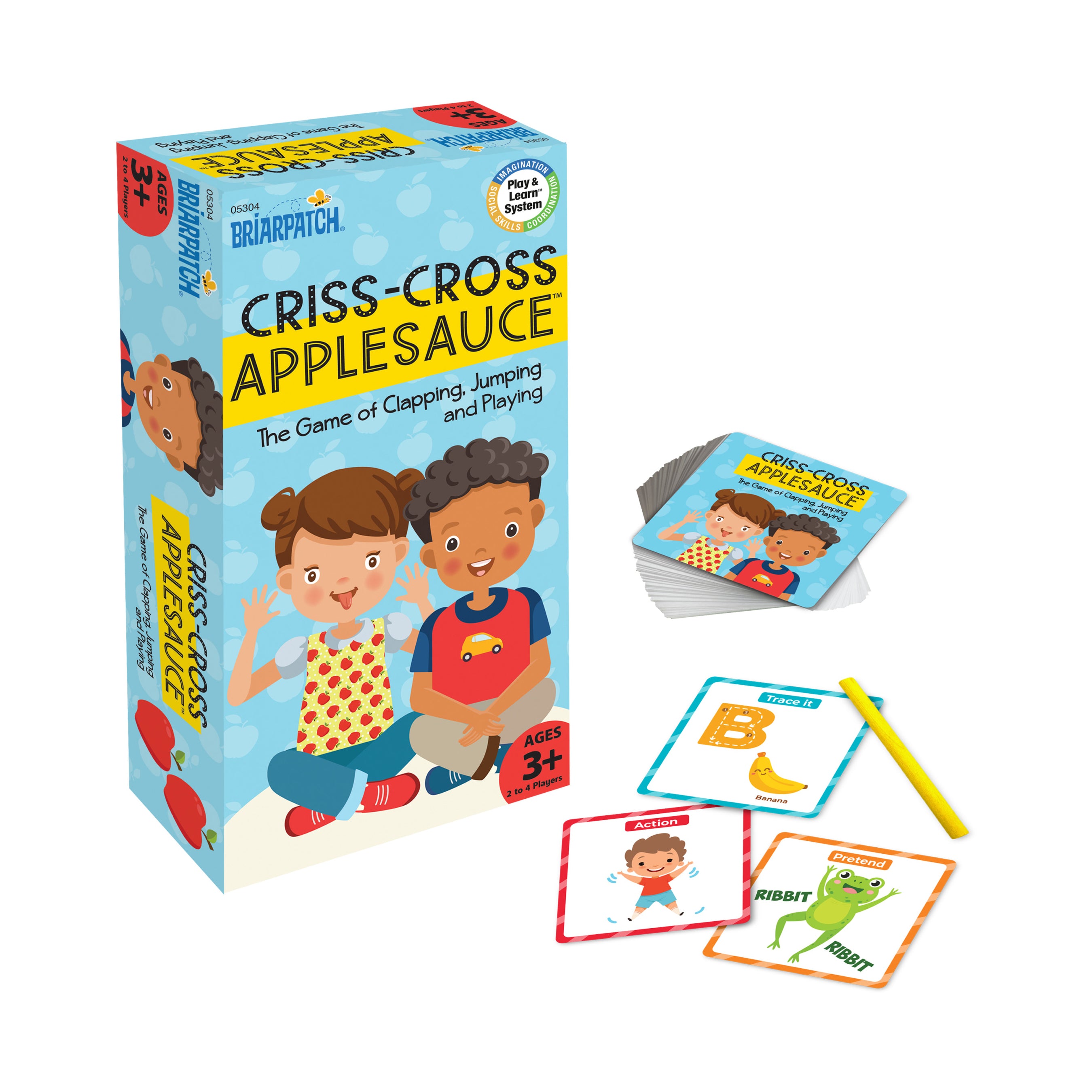 Alternative view of Criss-Cross Applesauce Interactive Learning Game