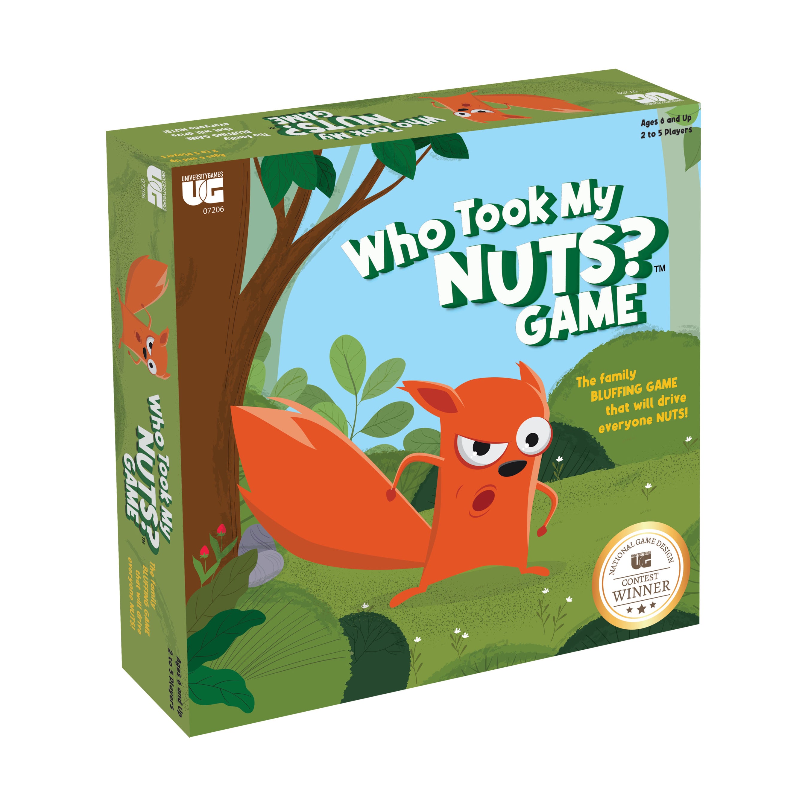 Who Took My NUTS? Squirrel Bluffing Board Game