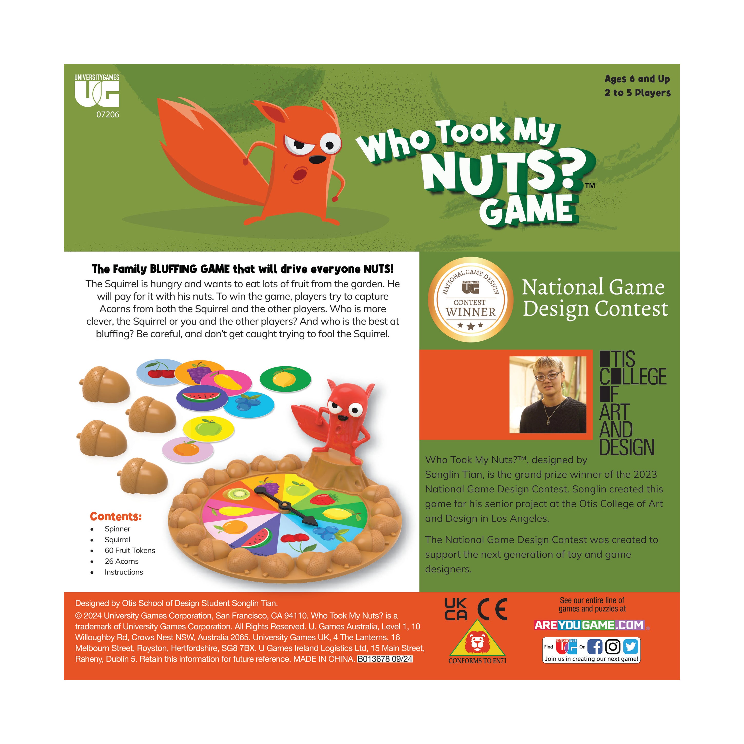 Who Took My NUTS? Squirrel Bluffing Board Game - Image 3