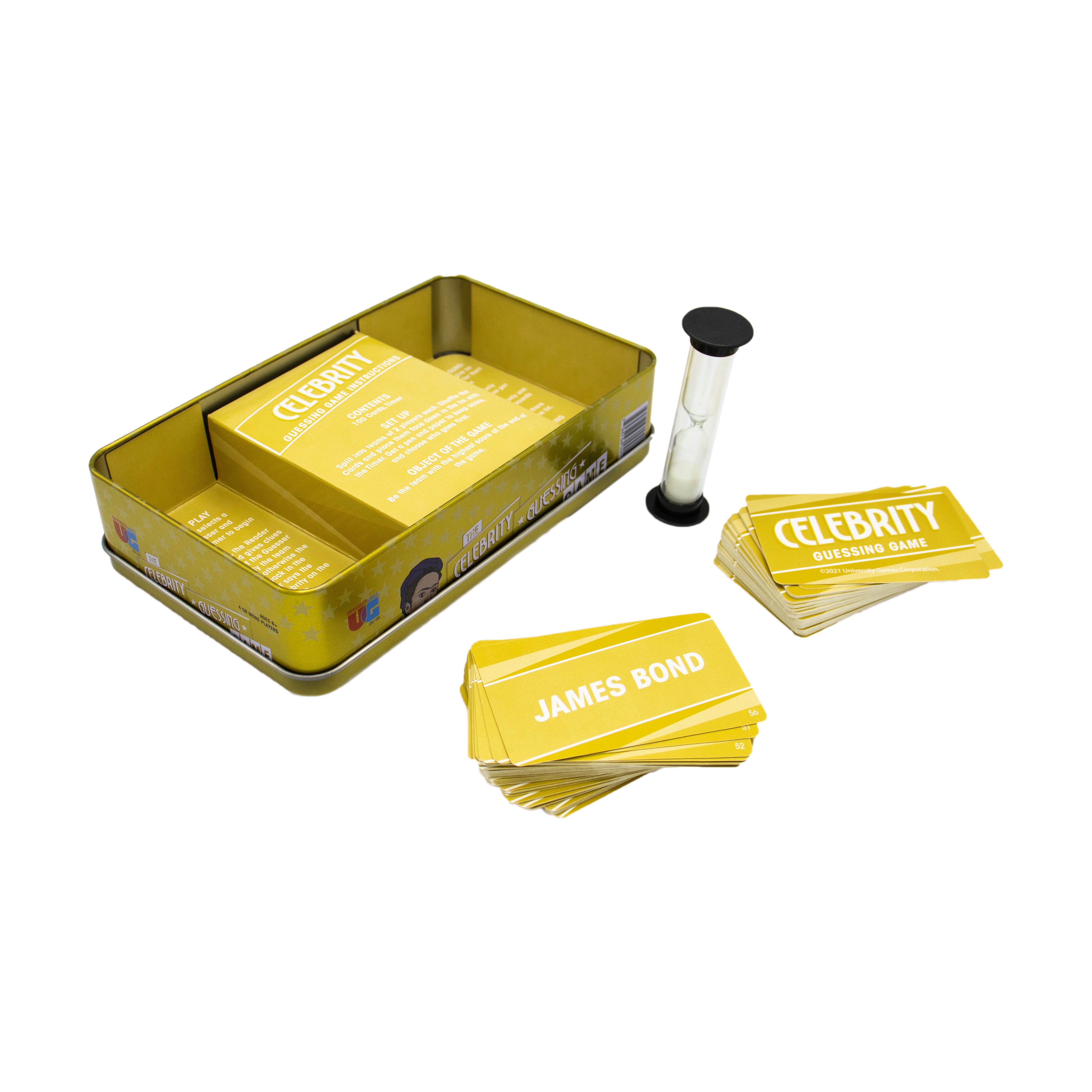 Celebrity Guessing Game Tin - Quick Clue Party Game - Image 3