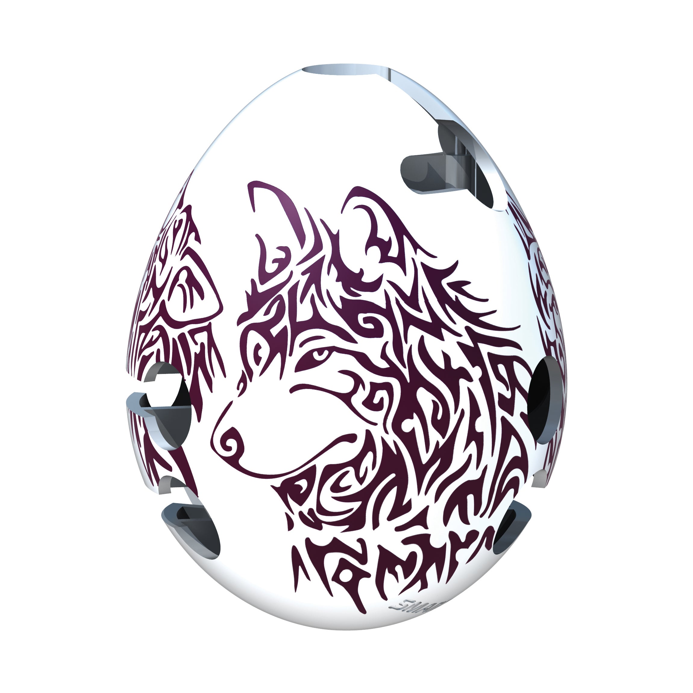 Alternative view of Smart Egg Wolf Edition 1-Layer Labyrinth Puzzle - Level 2