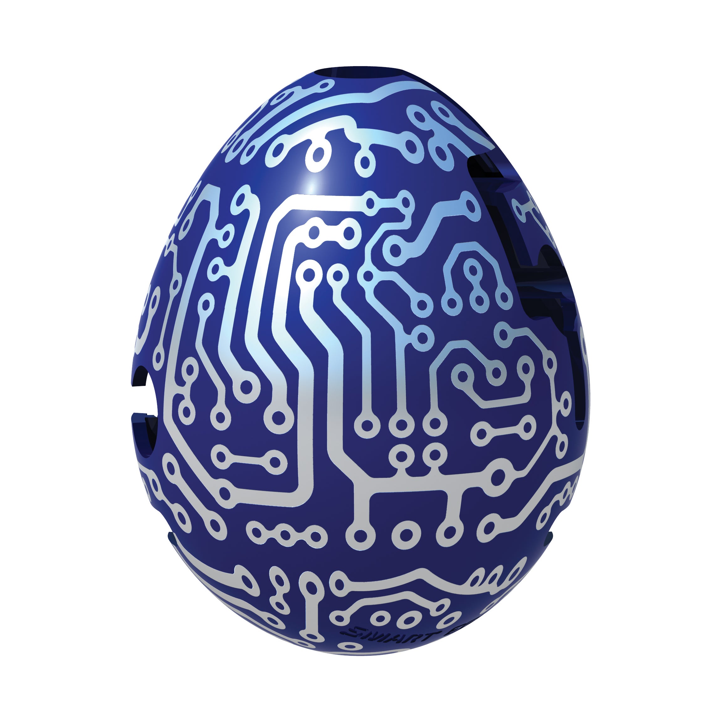 Alternative view of Smart Egg Labyrinth Puzzle - Data, 1-Layer Level 2 3D Puzzle
