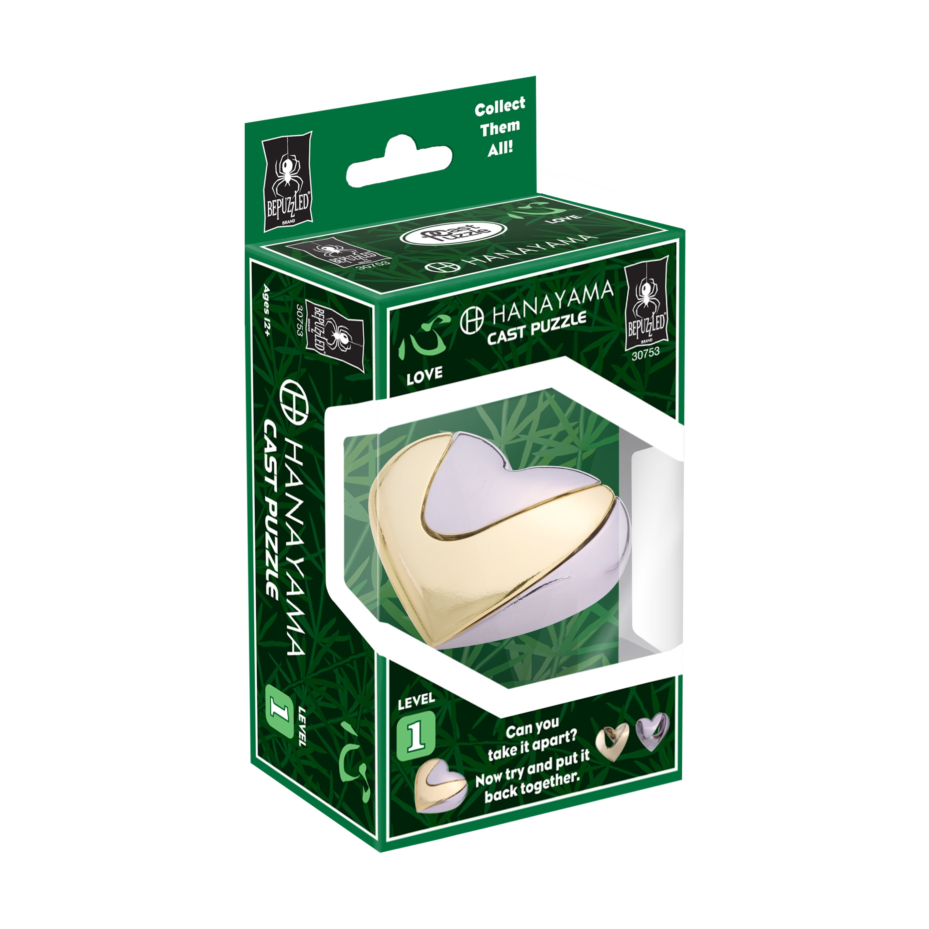 Hanayama Level 1 Cast Puzzle - Love - Image 4