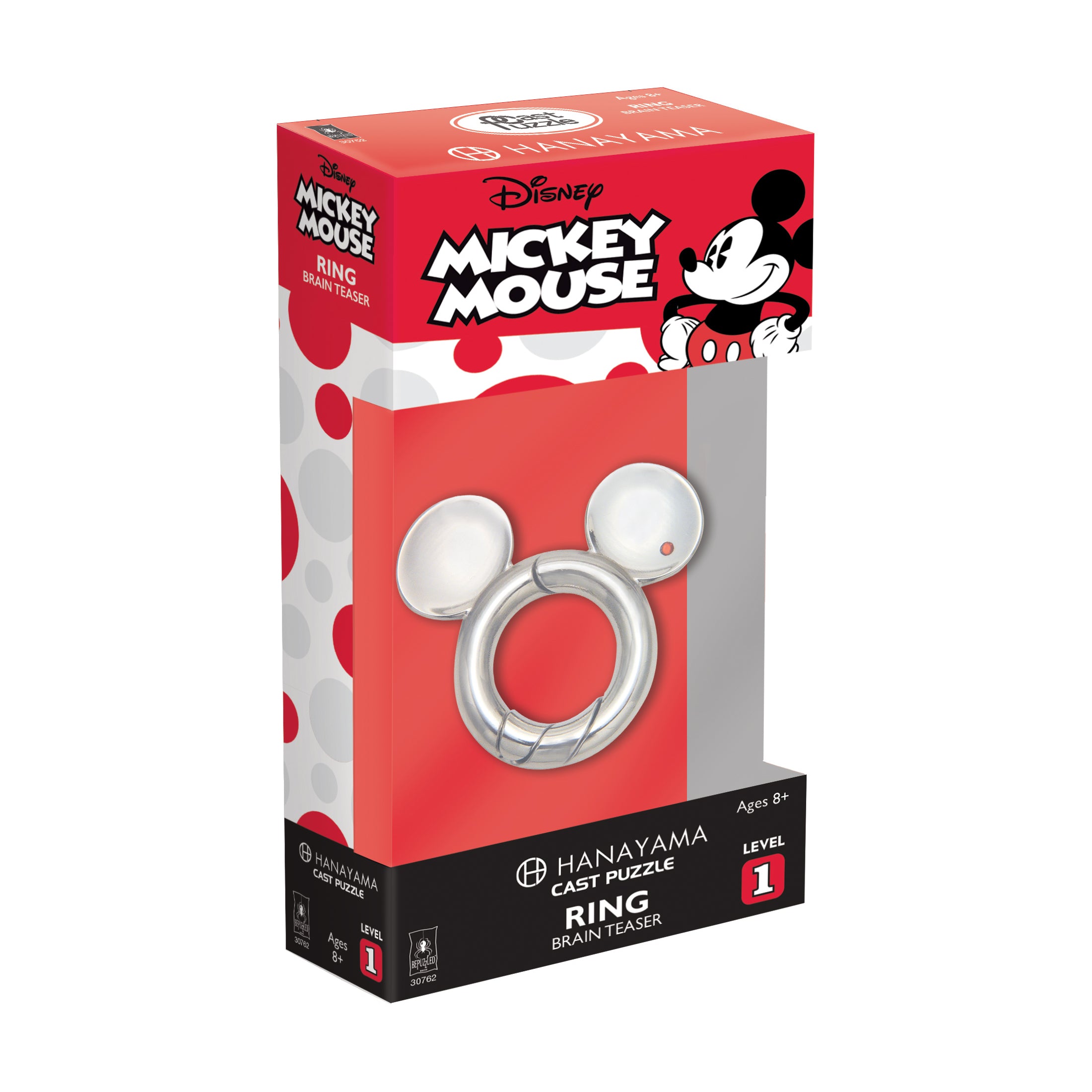 Hanayama Disney Mickey Mouse Cast Metal Puzzle - Level 1 Ring - Image 3