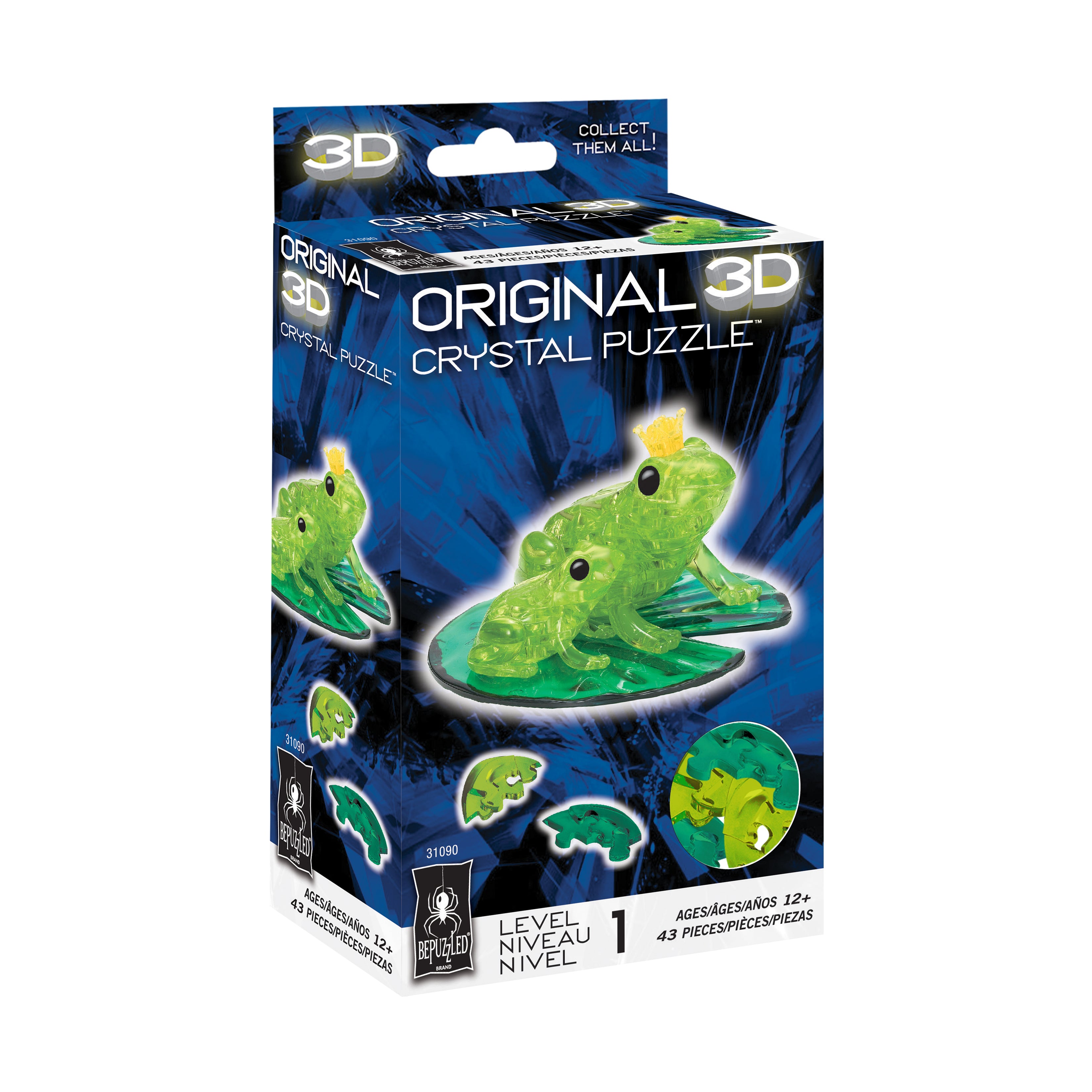 Enchanted 3D Crystal Frog Prince Puzzle - 43 Pieces - Image 2