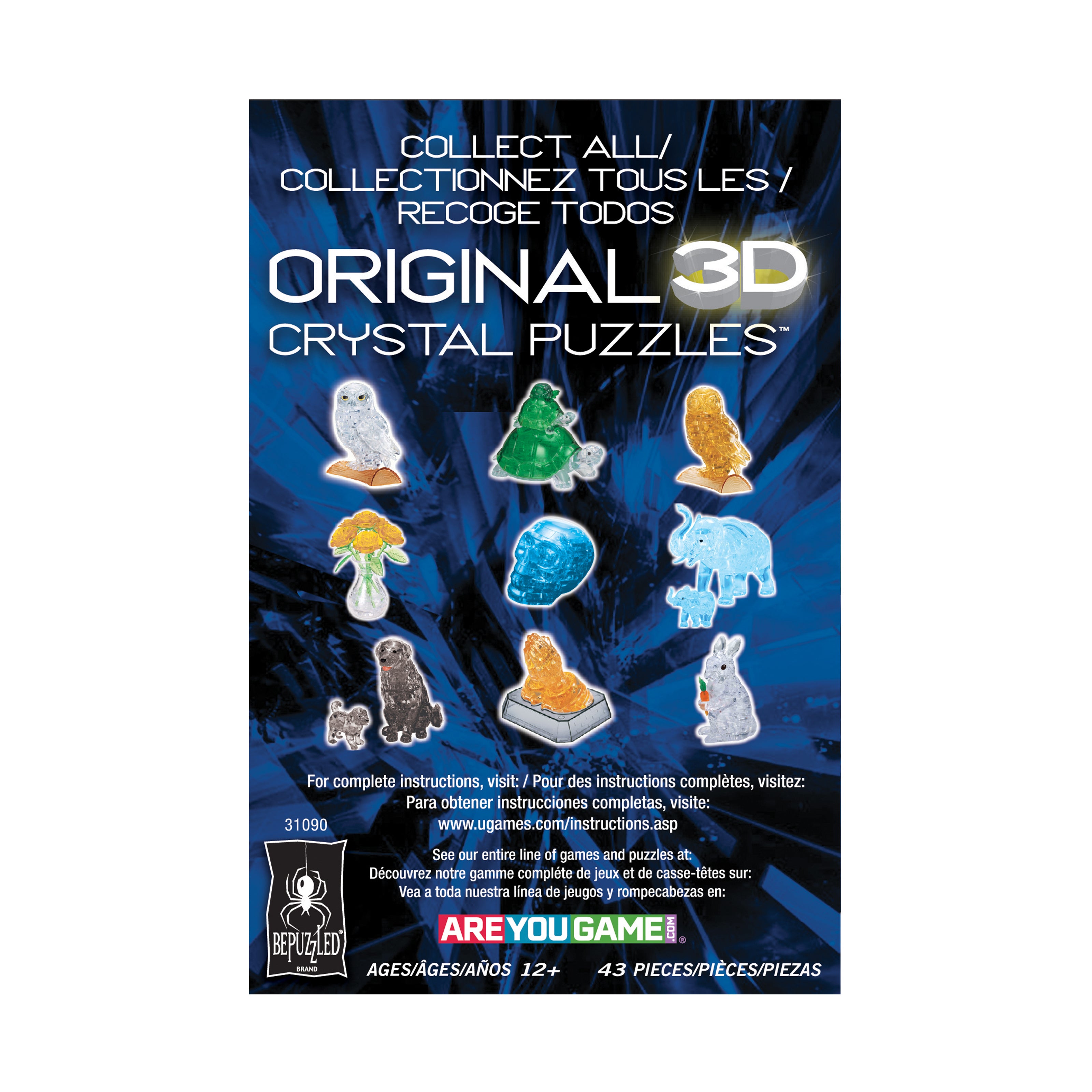 Enchanted 3D Crystal Frog Prince Puzzle - 43 Pieces - Image 3