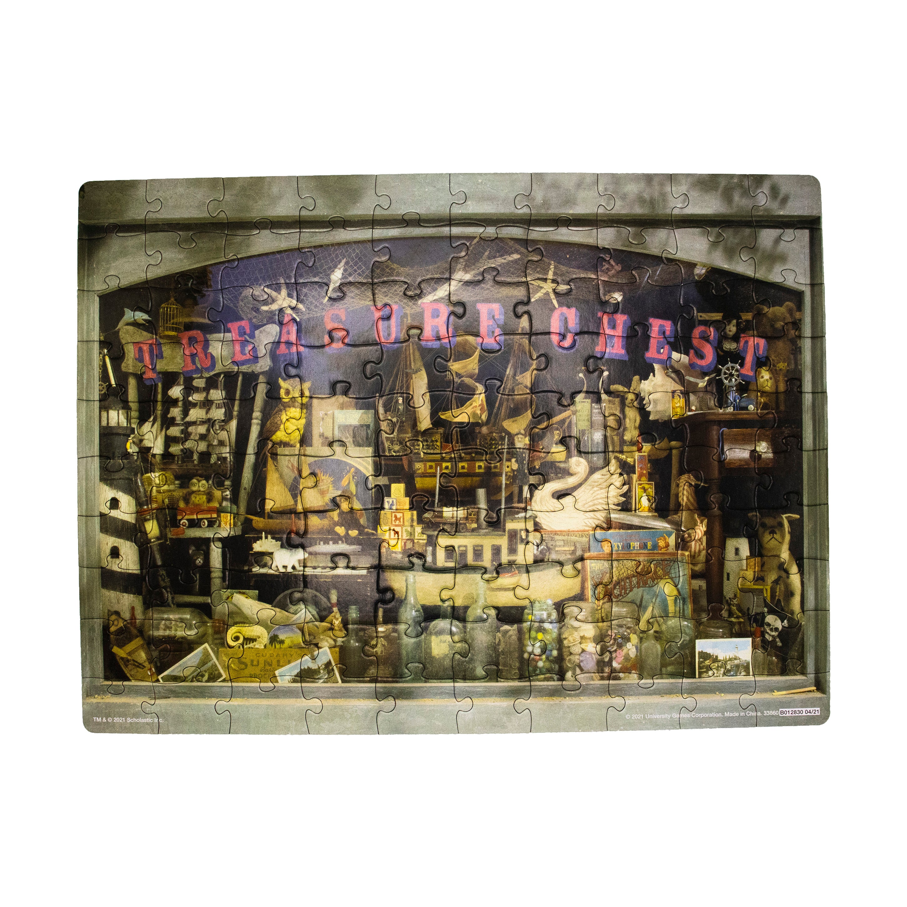 I Spy Treasure Hunt Pirate-Themed Jigsaw Puzzle - 100 pc - Image 3