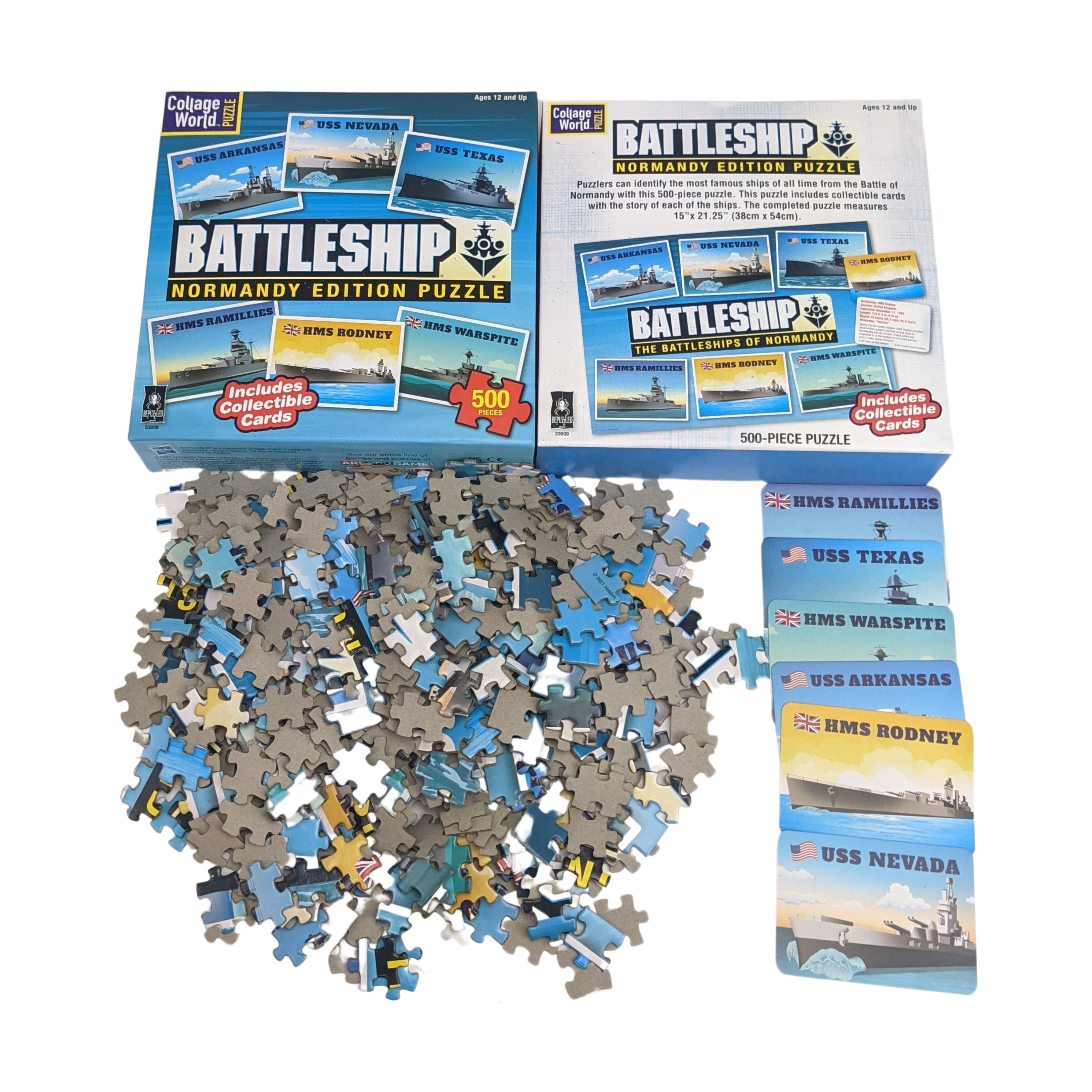 Collage World Battleship Normandy Edition Jigsaw Puzzle - 500 pc - Image 4