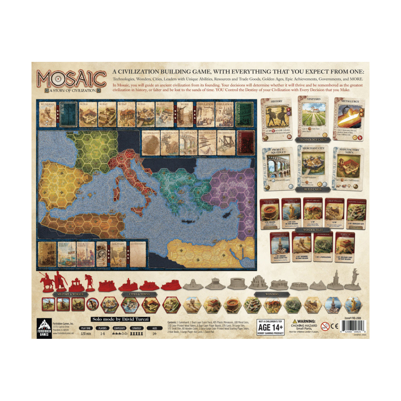Mosaic: A Story of Civilization - Colossus Edition Board Game - Image 3