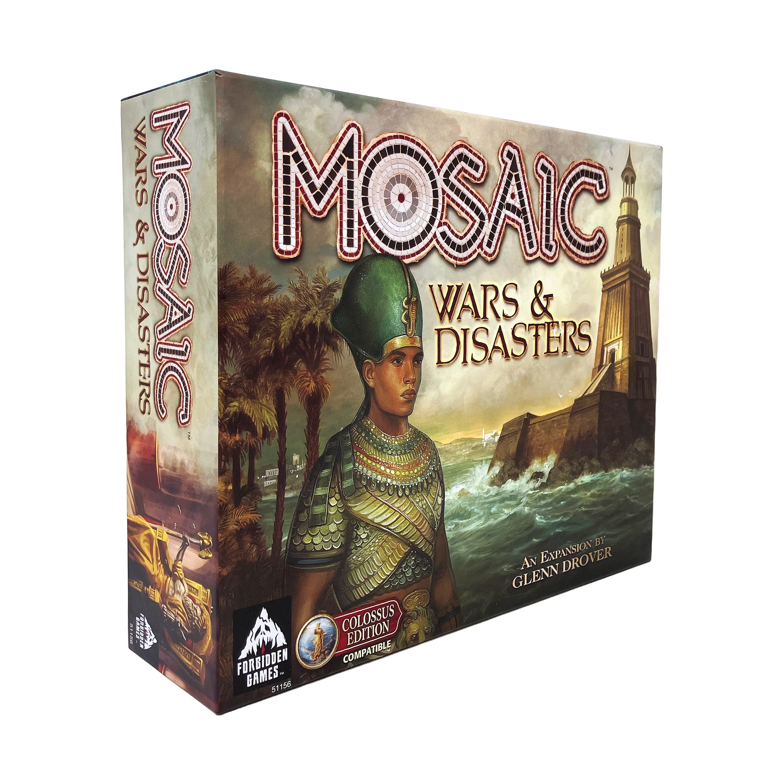 Alternative view of Mosaic: Wars & Disasters Expansion - Colossus Edition Strategy Game
