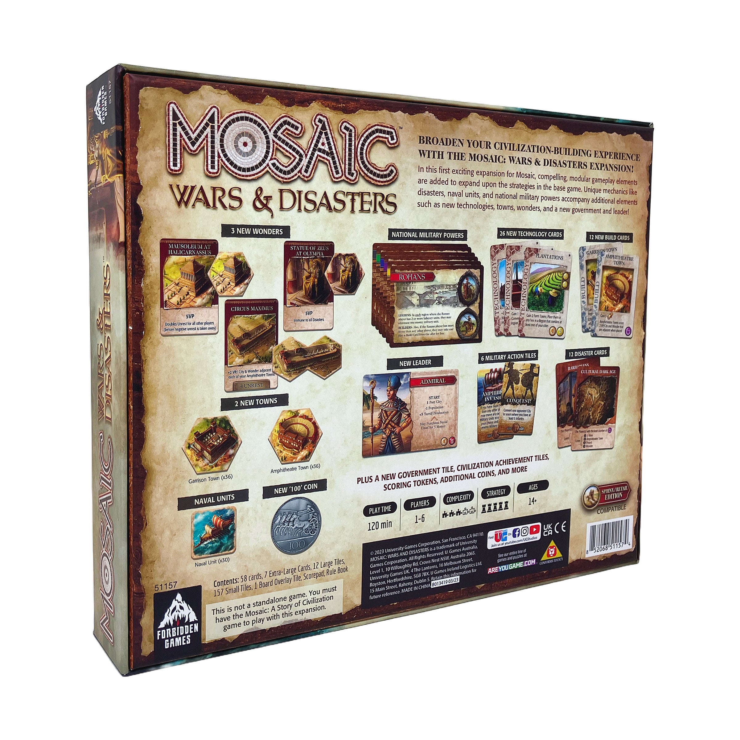 Mosaic: Wars & Disasters Expansion - Sphinx/Retail Edition - Image 3