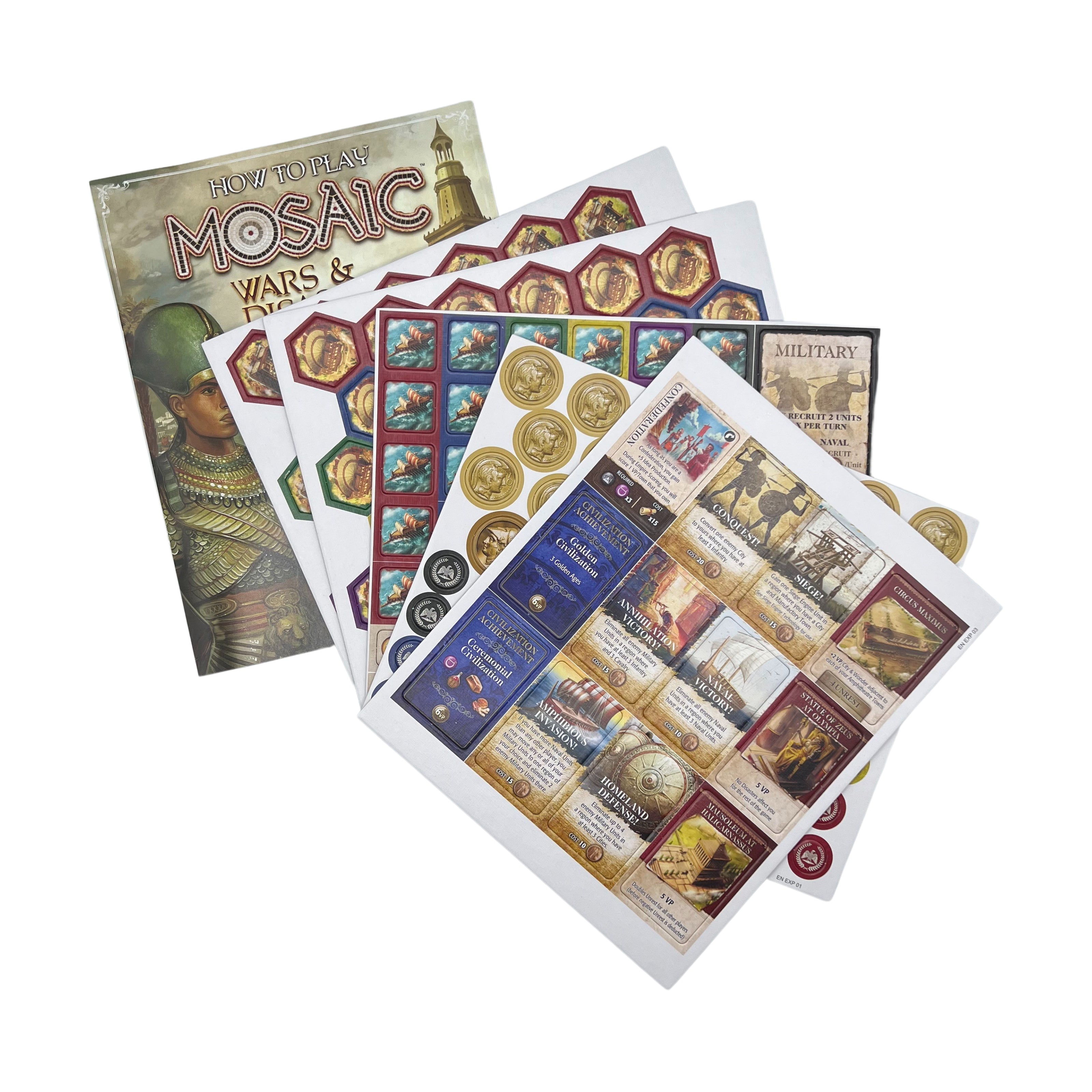 Mosaic: Wars & Disasters Expansion - Sphinx/Retail Edition - Image 5
