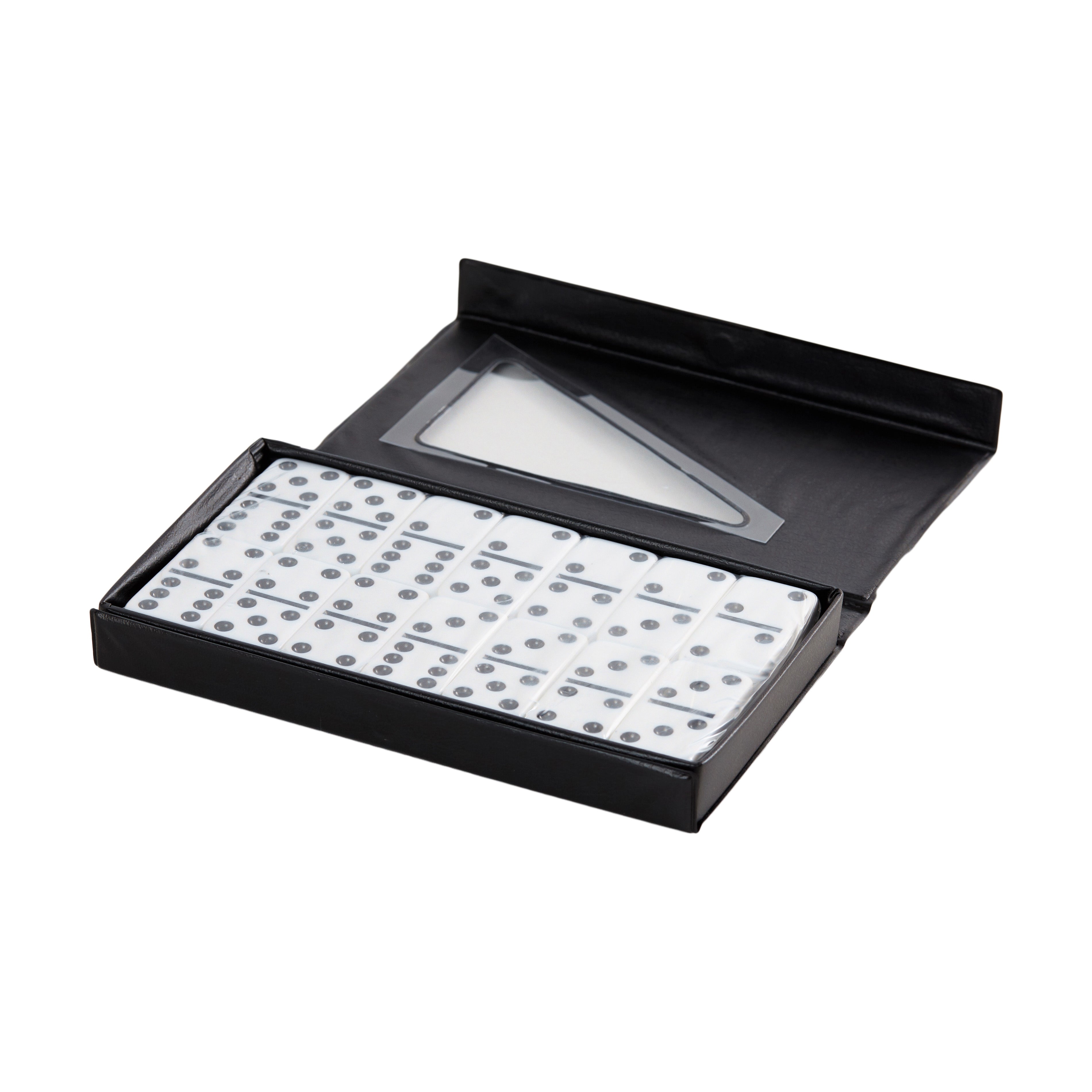 Double 6 Black Dot Dominoes Professional Size Game Set - Image 4