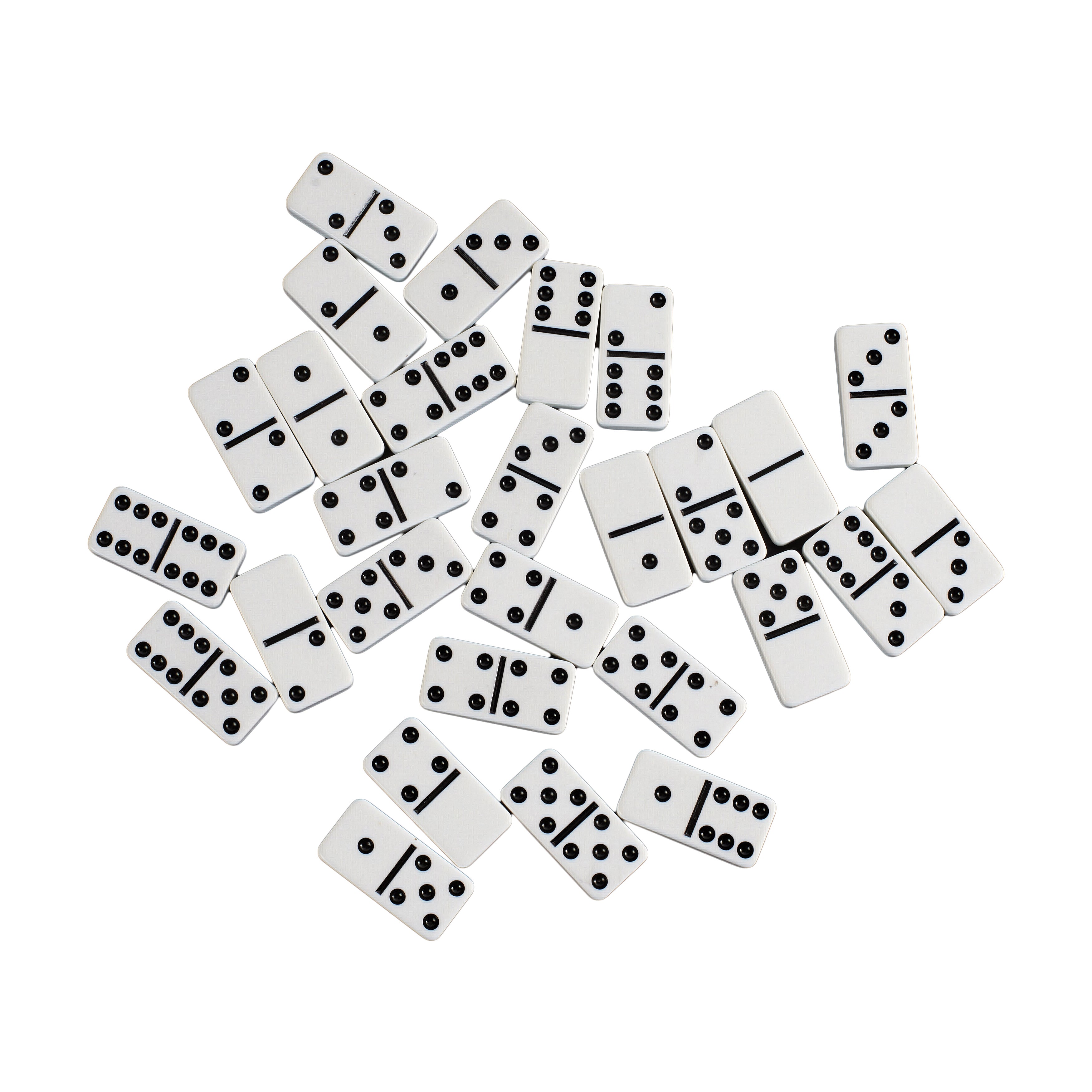 Double 6 Black Dot Dominoes Professional Size Game Set - Image 5