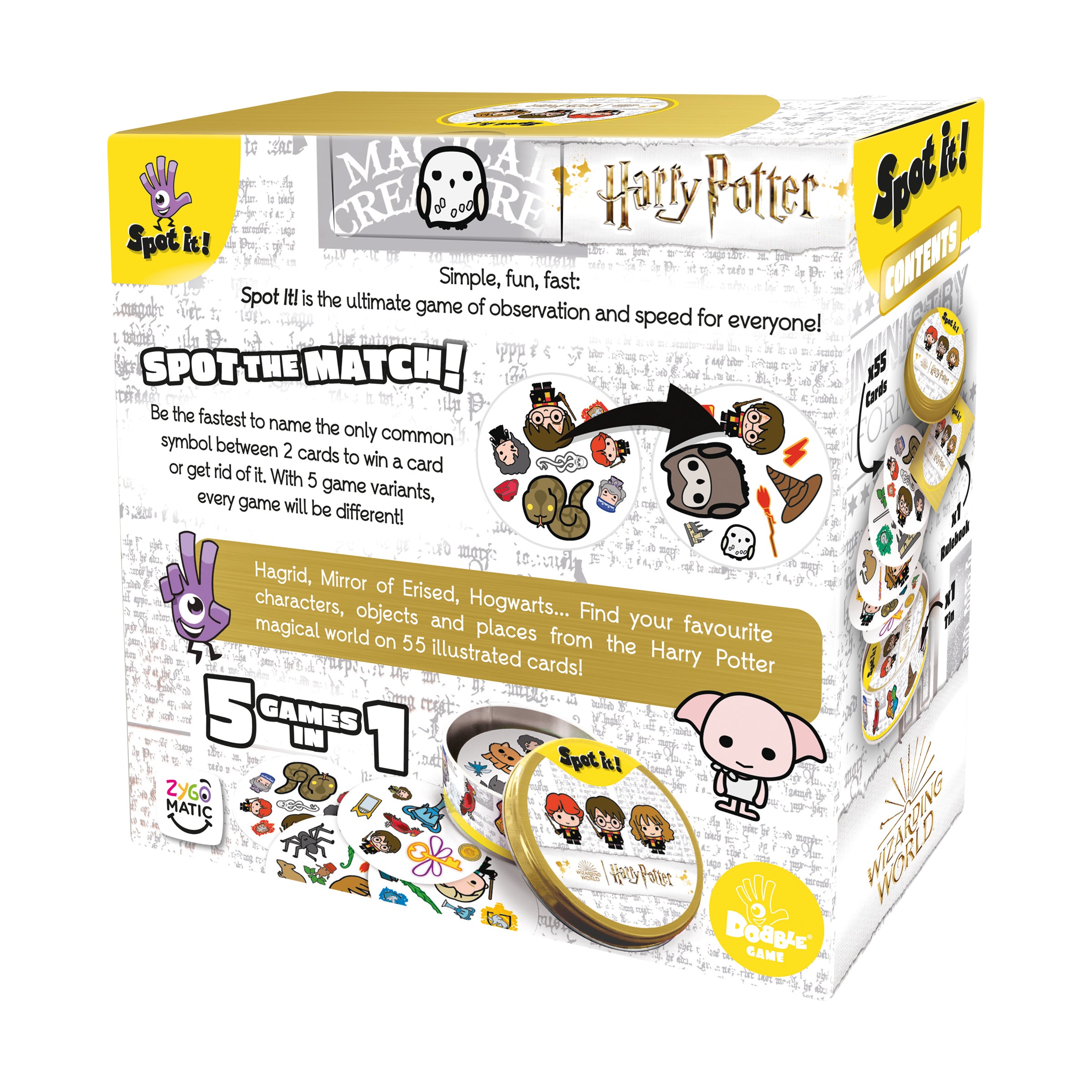 Harry Potter Spot it! Magical Matching Card Game - Image 3
